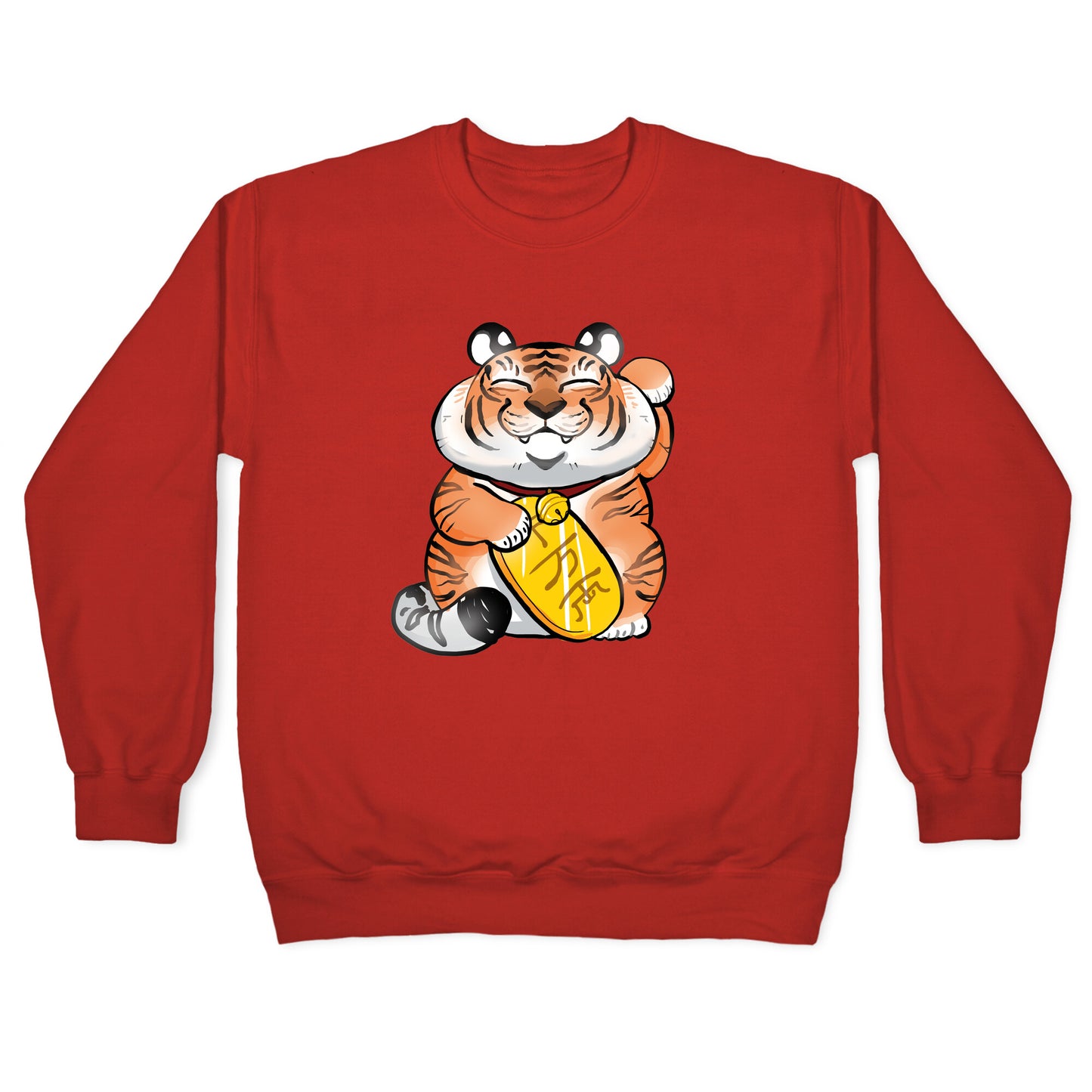Lucky Tiger Crewneck Sweatshirt
