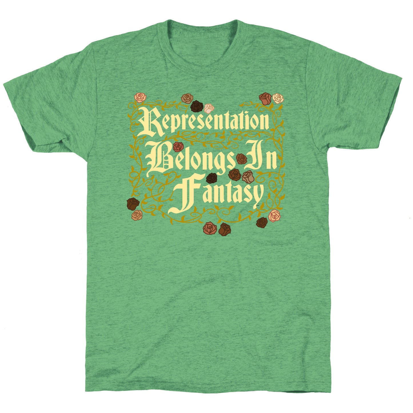 Representation Belongs In Fantasy Unisex Triblend Tee
