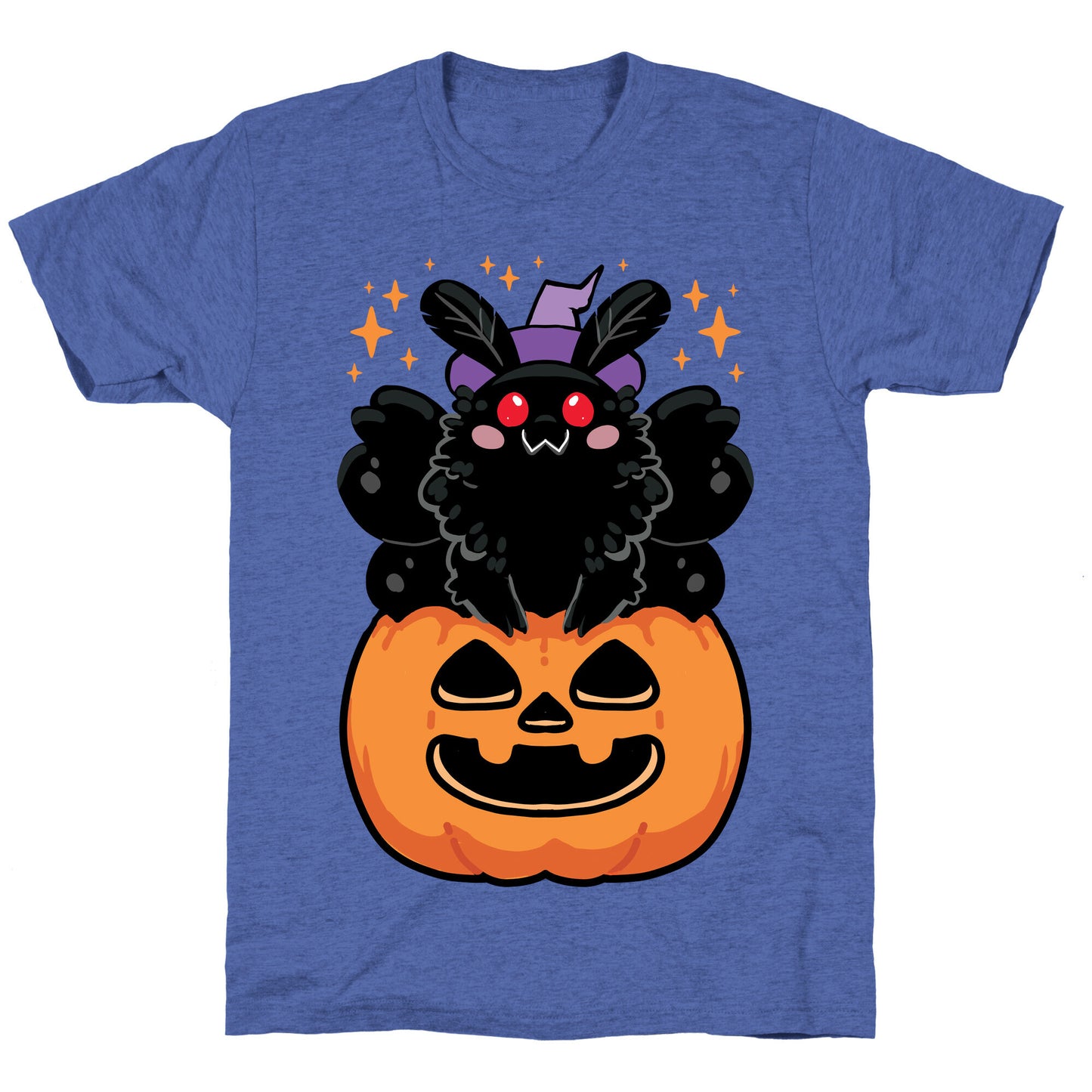 Cute Halloween Mothman Unisex Triblend Tee