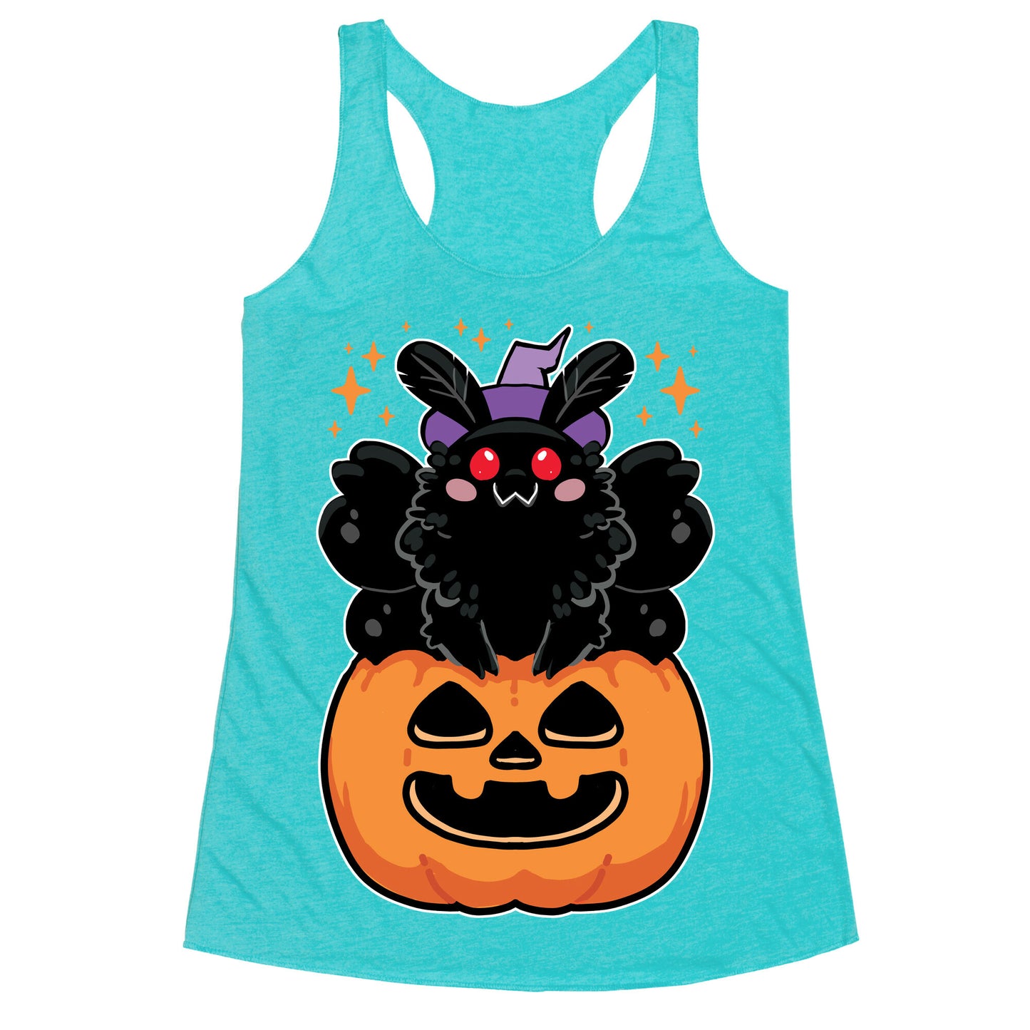 Cute Halloween Mothman Racerback Tank