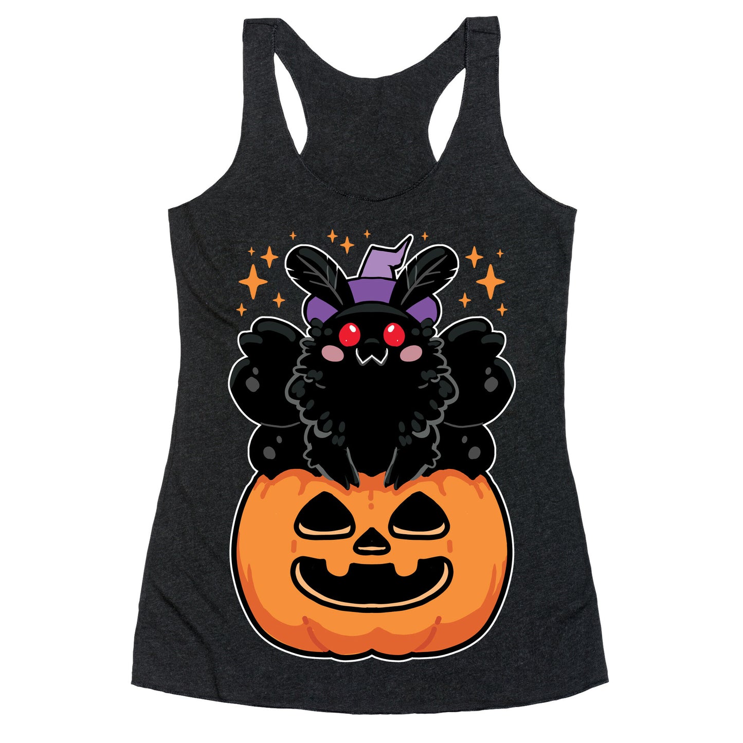 Cute Halloween Mothman Racerback Tank