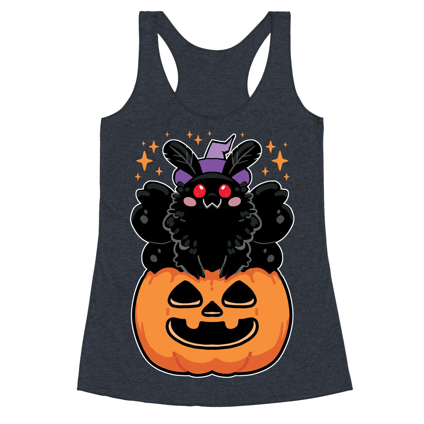 Cute Halloween Mothman Racerback Tank