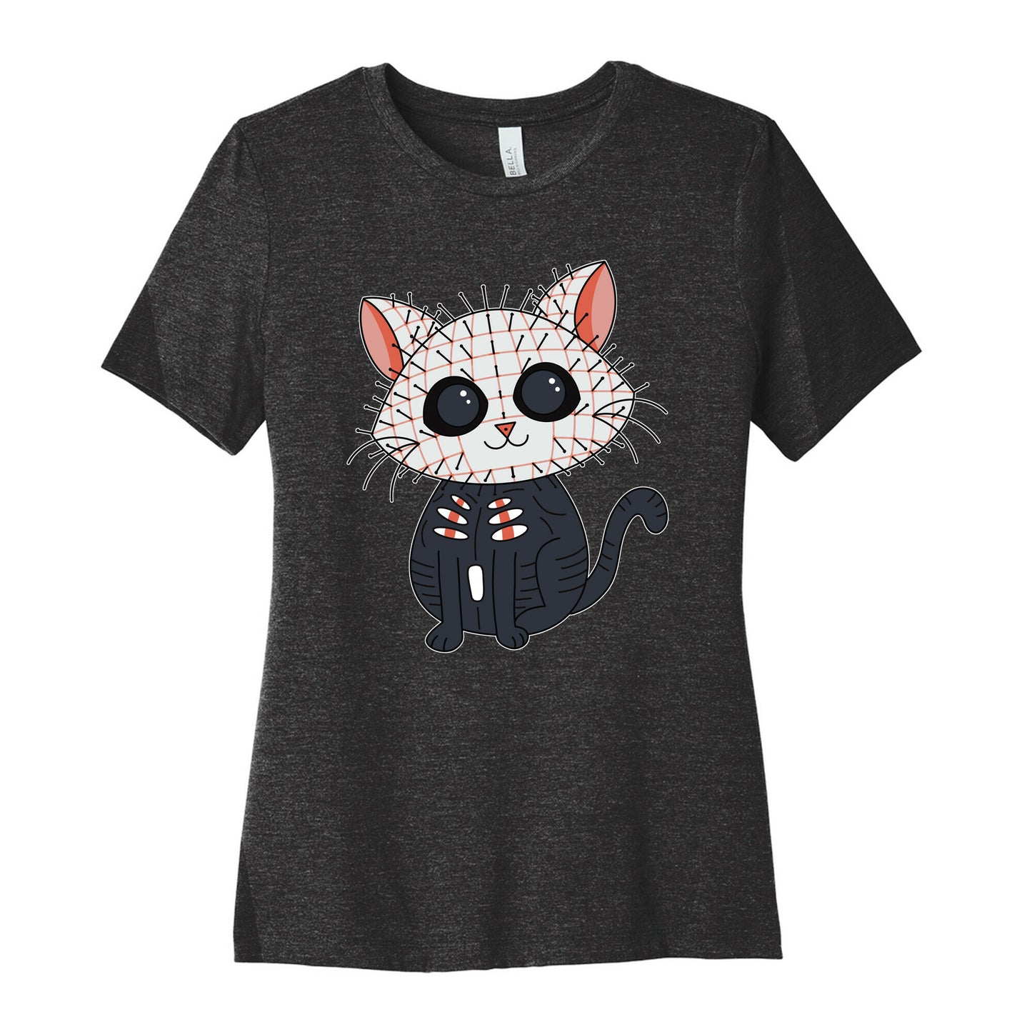 Hellraiser Pinhead Kitten Women's Cotton Tee