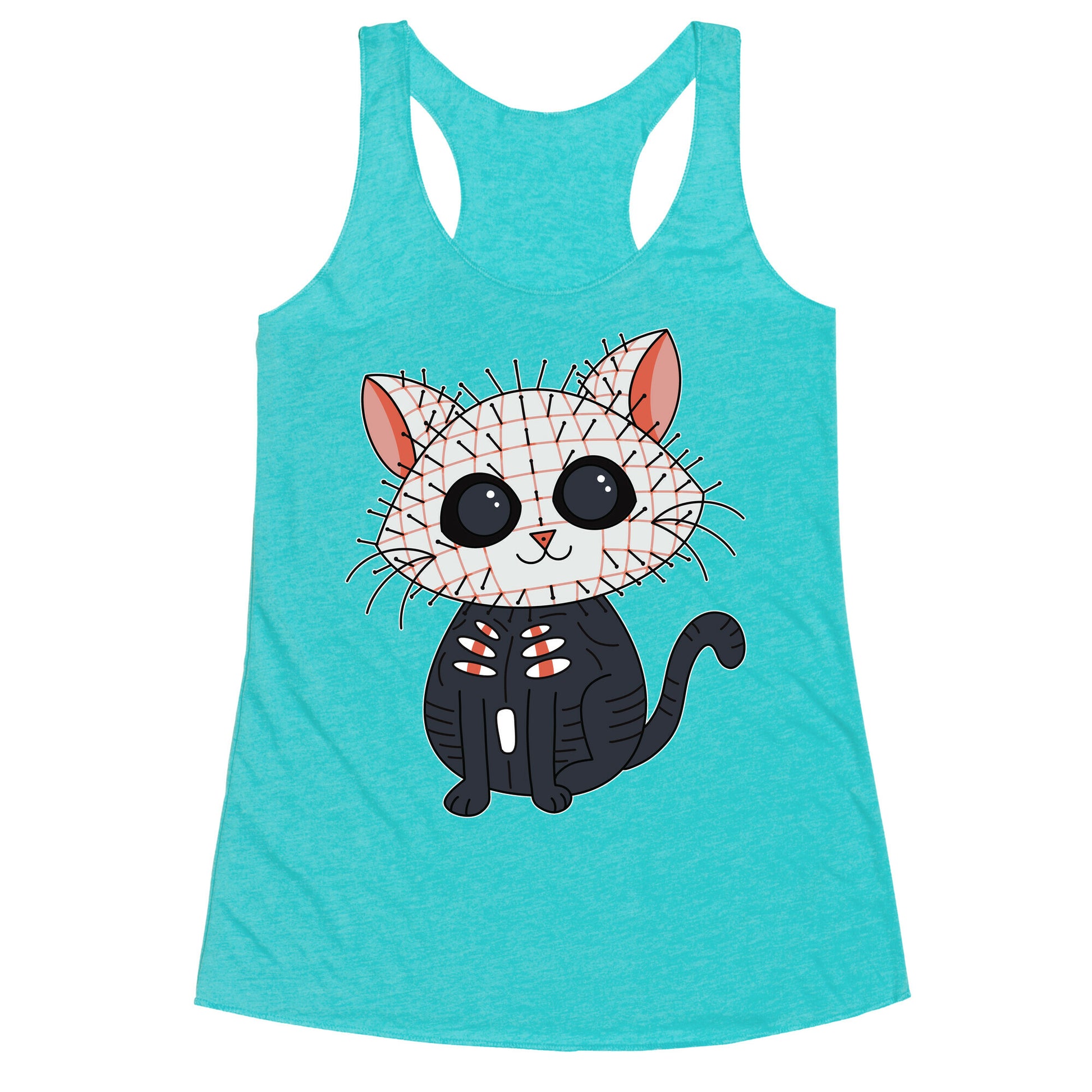 Hellraiser Pinhead Kitten Racerback Tank