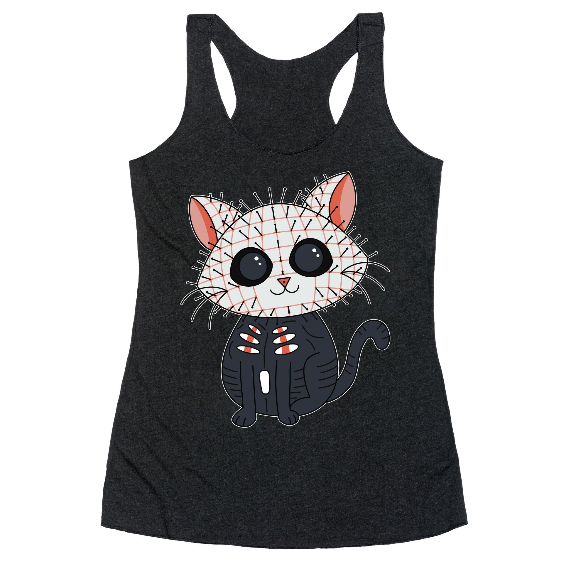 Hellraiser Pinhead Kitten Racerback Tank