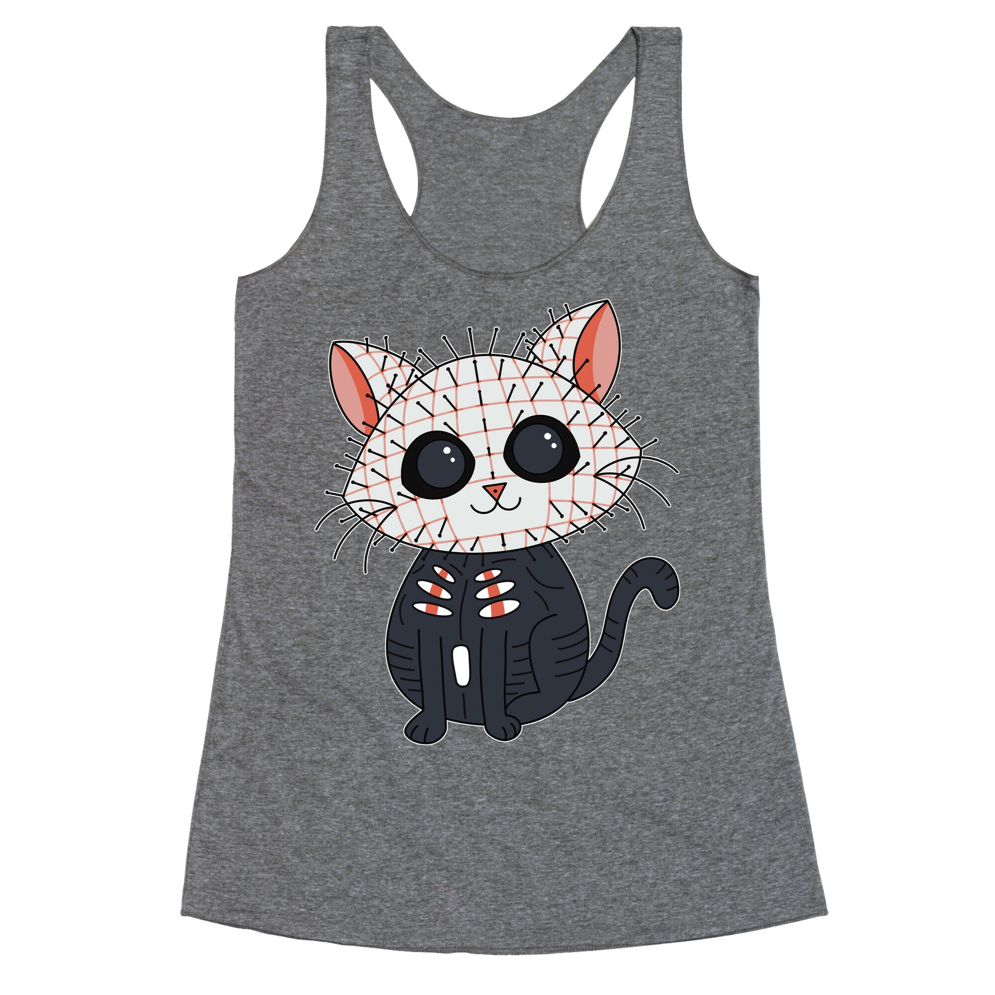 Hellraiser Pinhead Kitten Racerback Tank