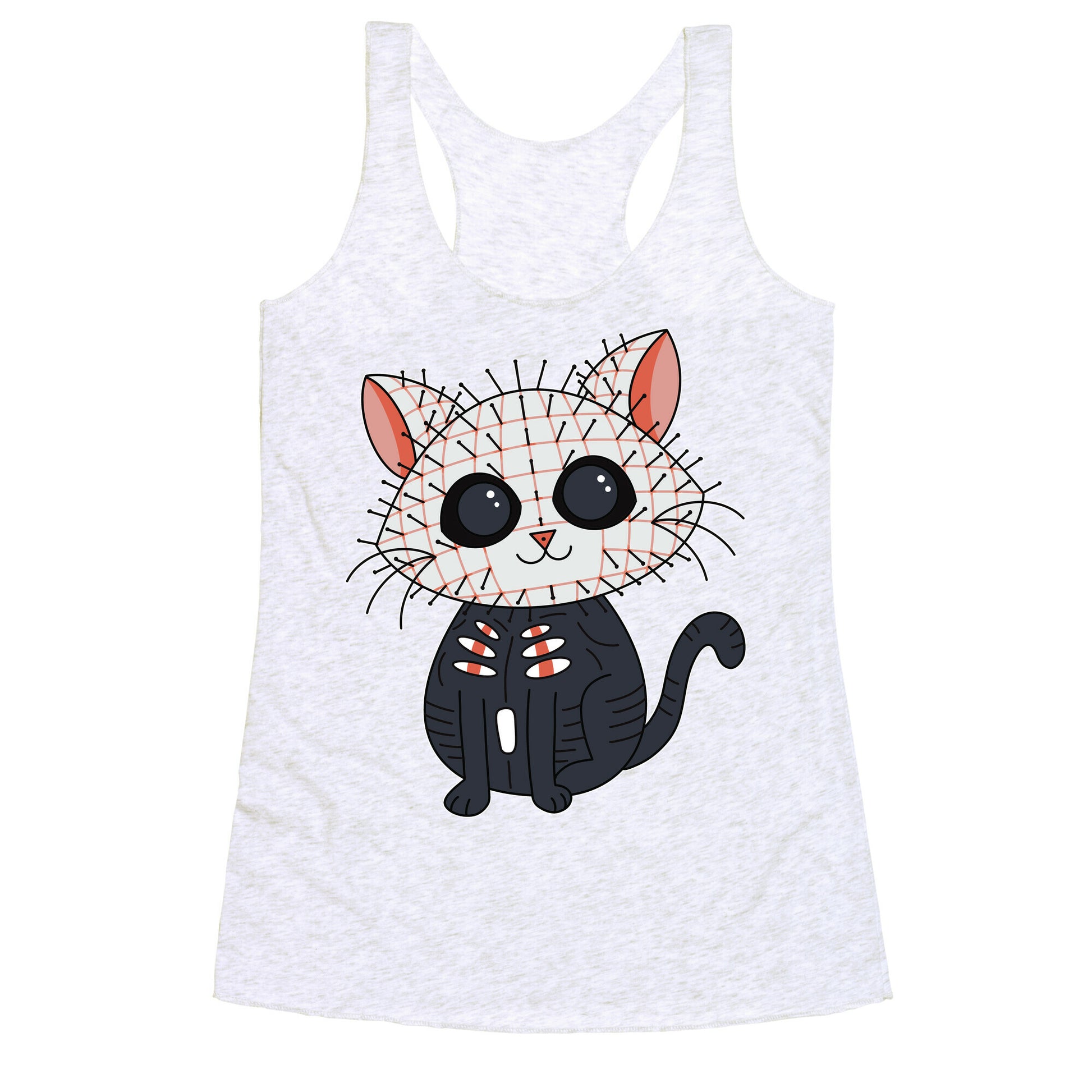 Hellraiser Pinhead Kitten Racerback Tank