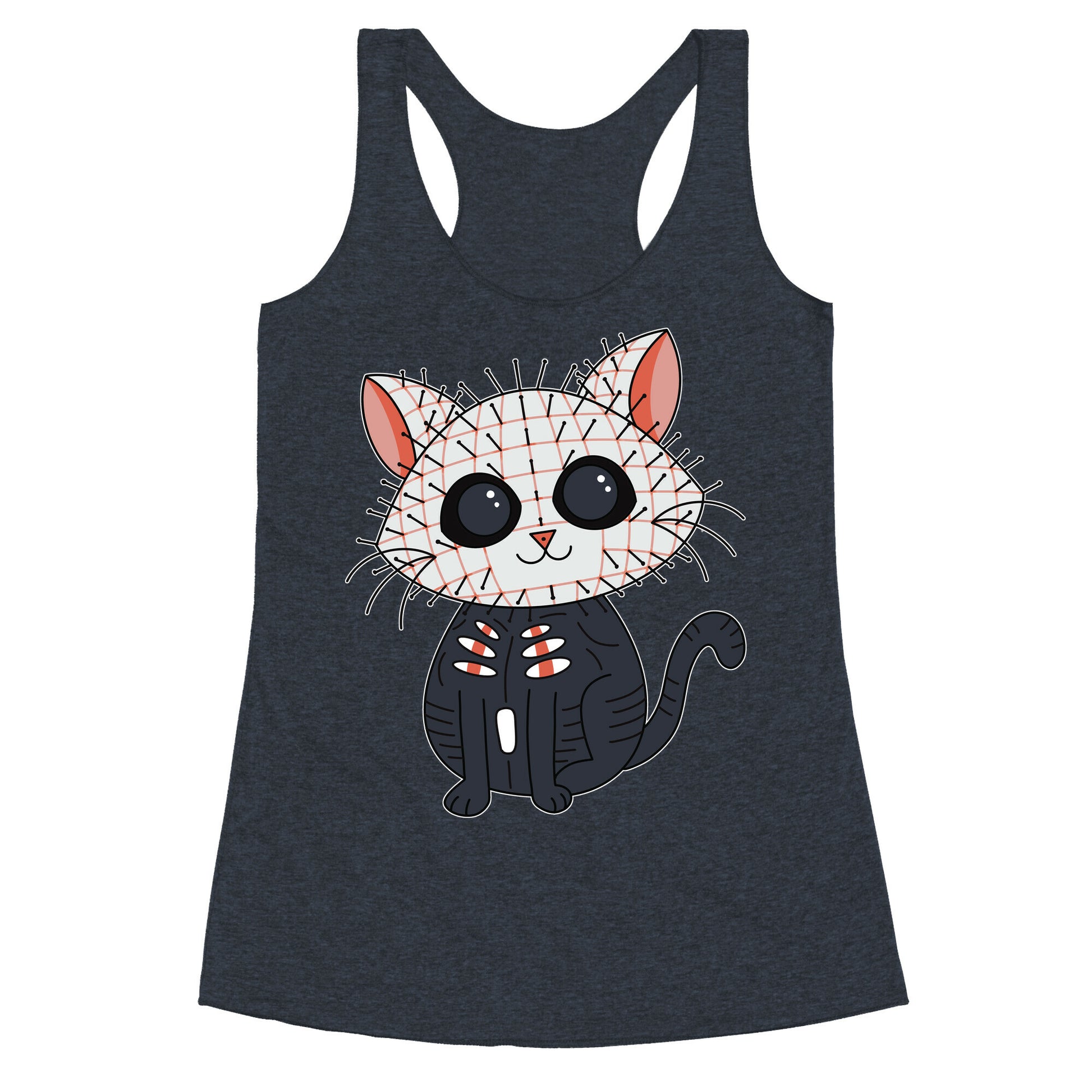 Hellraiser Pinhead Kitten Racerback Tank