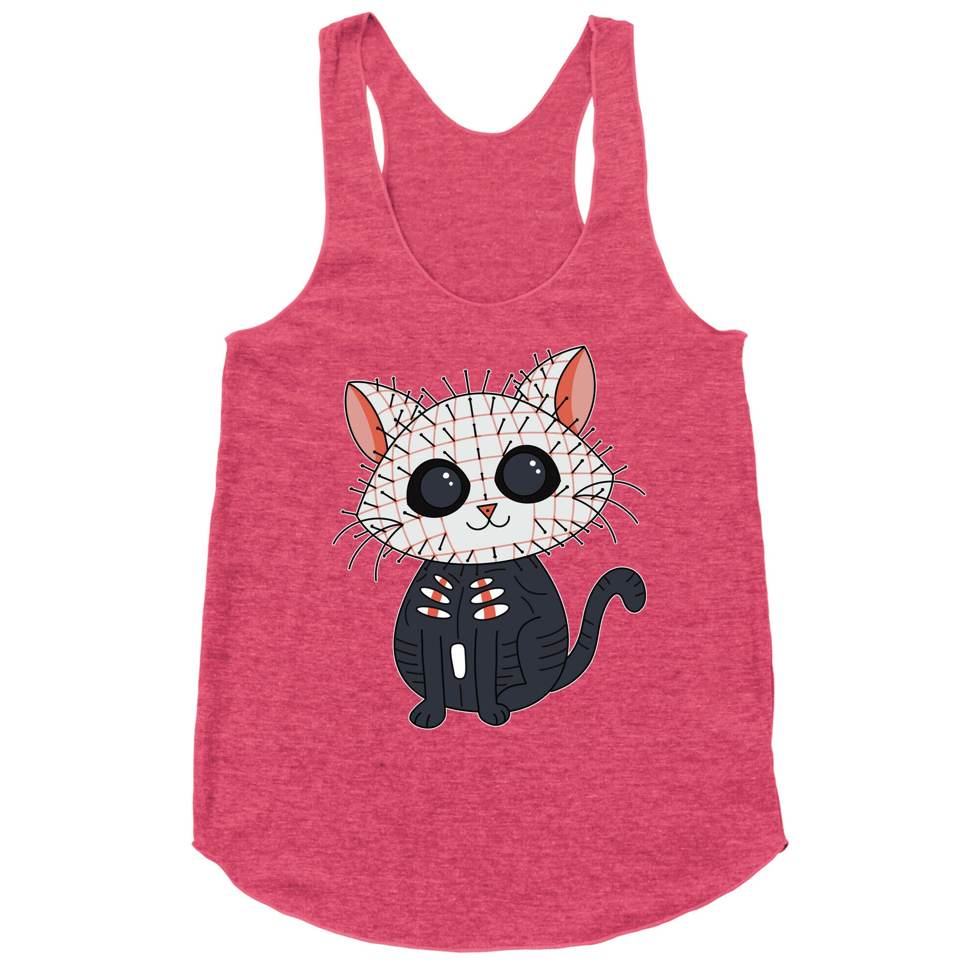 Hellraiser Pinhead Kitten Racerback Tank