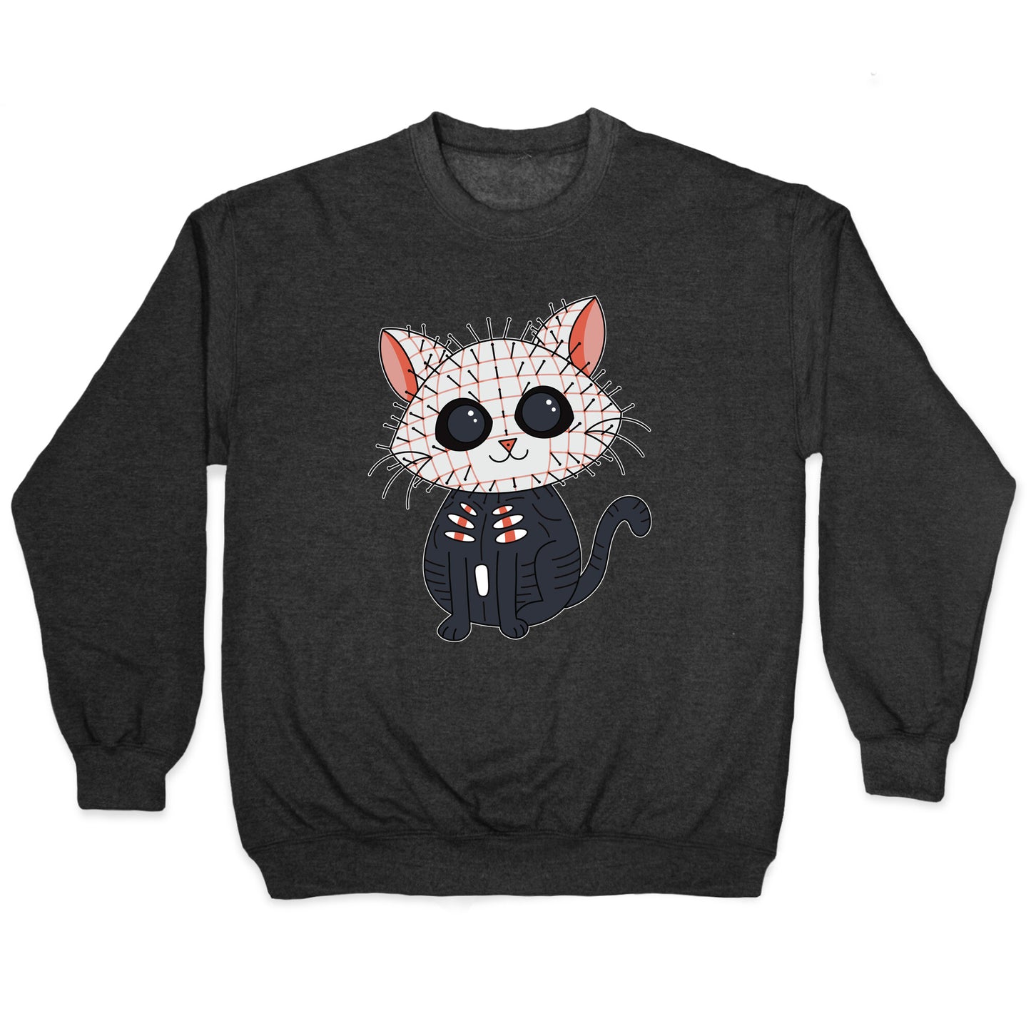 Hellraiser Pinhead Kitten Crewneck Sweatshirt