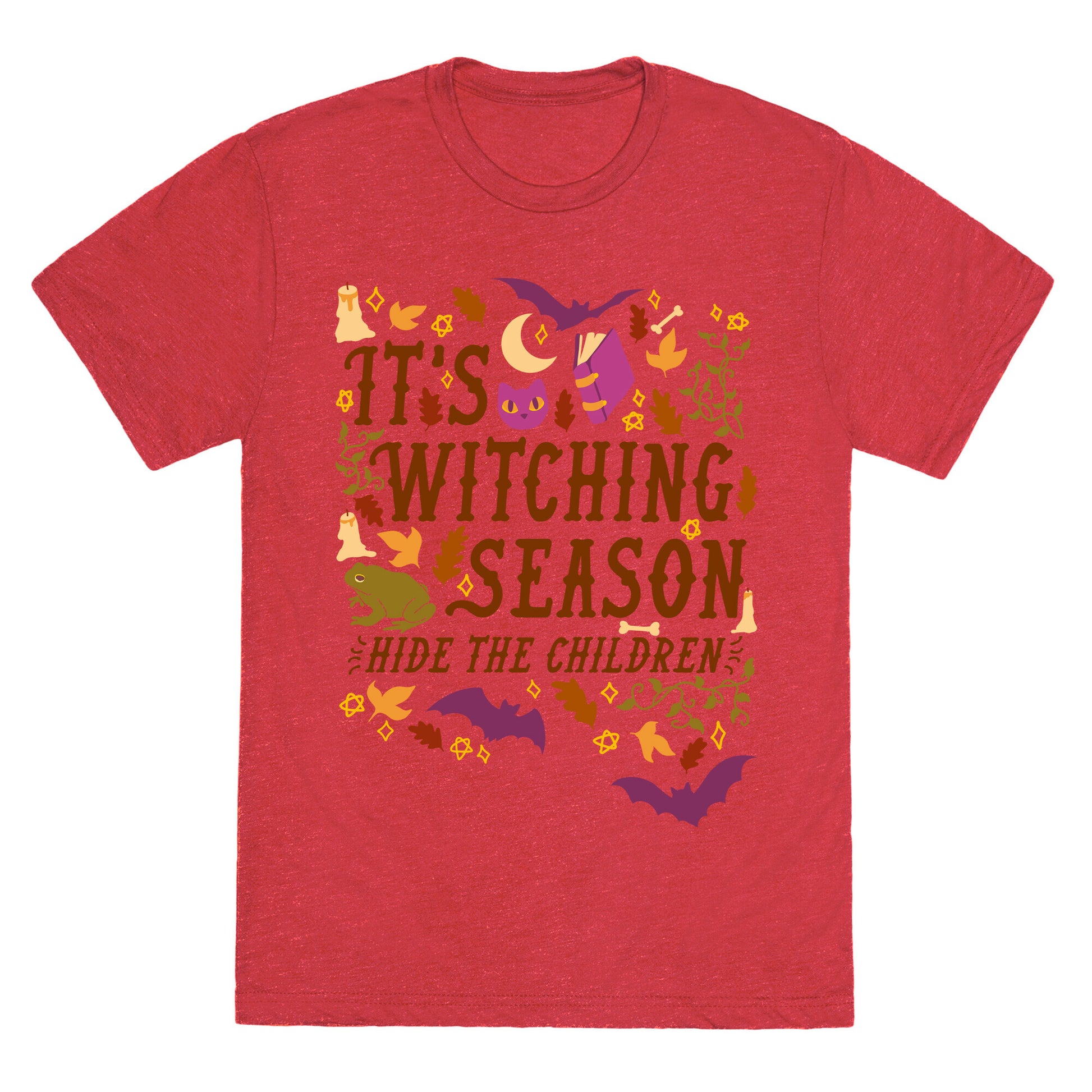It's Witching Season Hide The Children Unisex Triblend Tee
