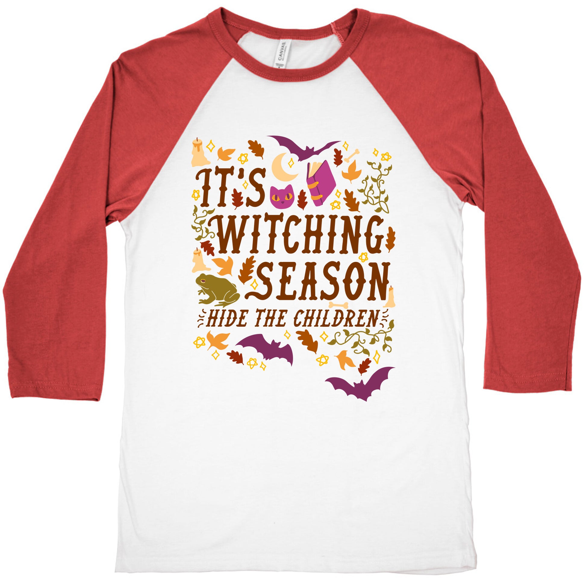 It's Witching Season Hide The Children Baseball Tee