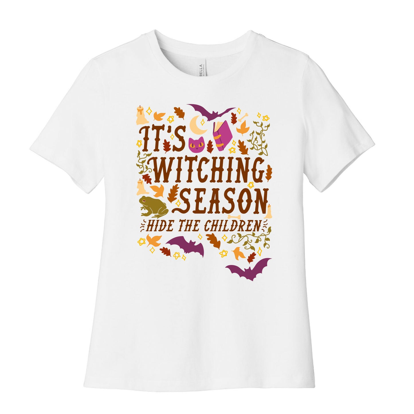 It's Witching Season Hide The Children Women's Cotton Tee