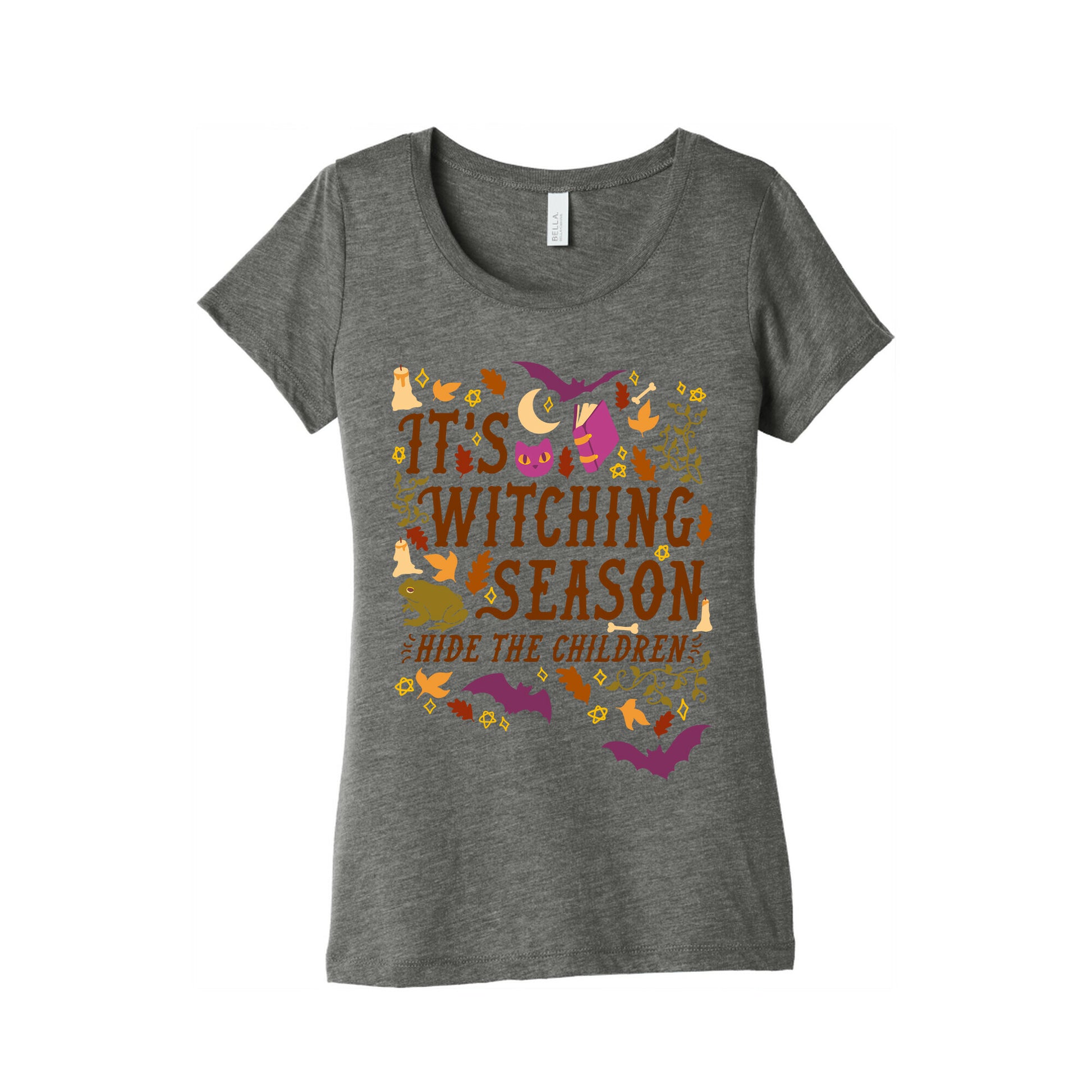 It's Witching Season Hide The Children Women's Triblend Tee