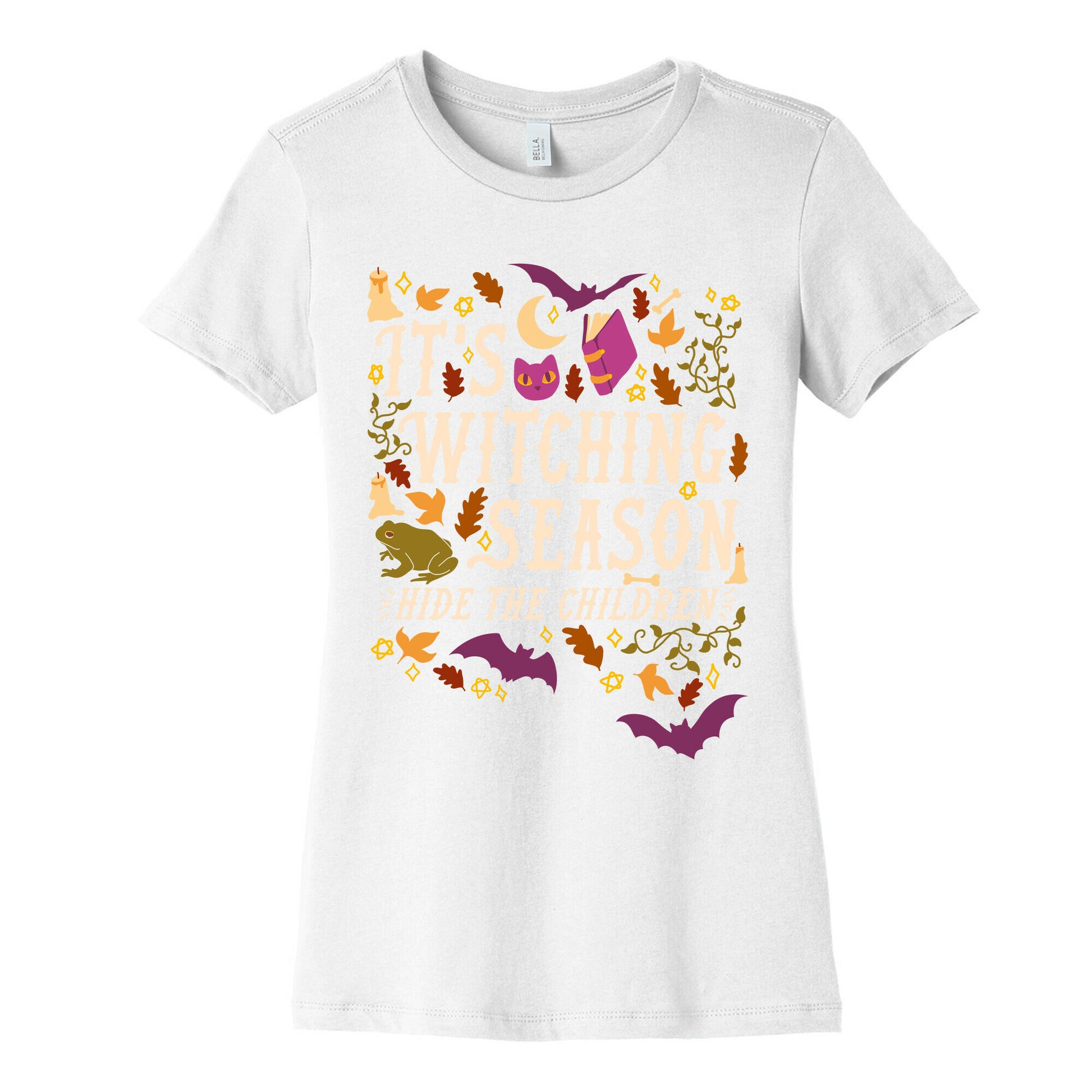 It's Witching Season Hide The Children Women's Cotton Tee