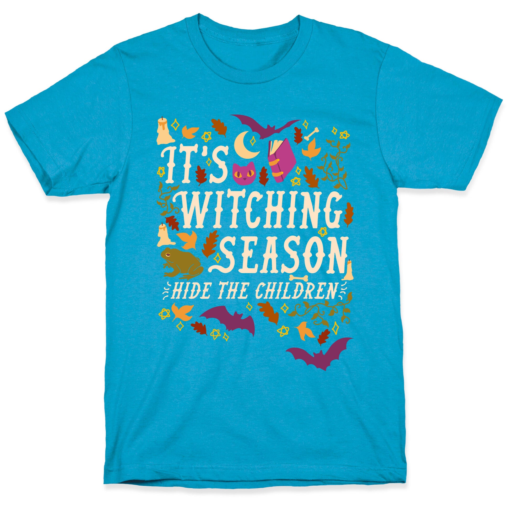 It's Witching Season Hide The Children Unisex Triblend Tee