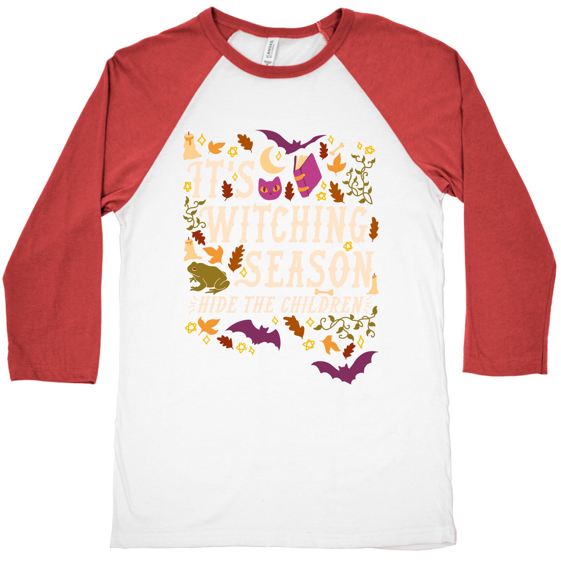 It's Witching Season Hide The Children Baseball Tee