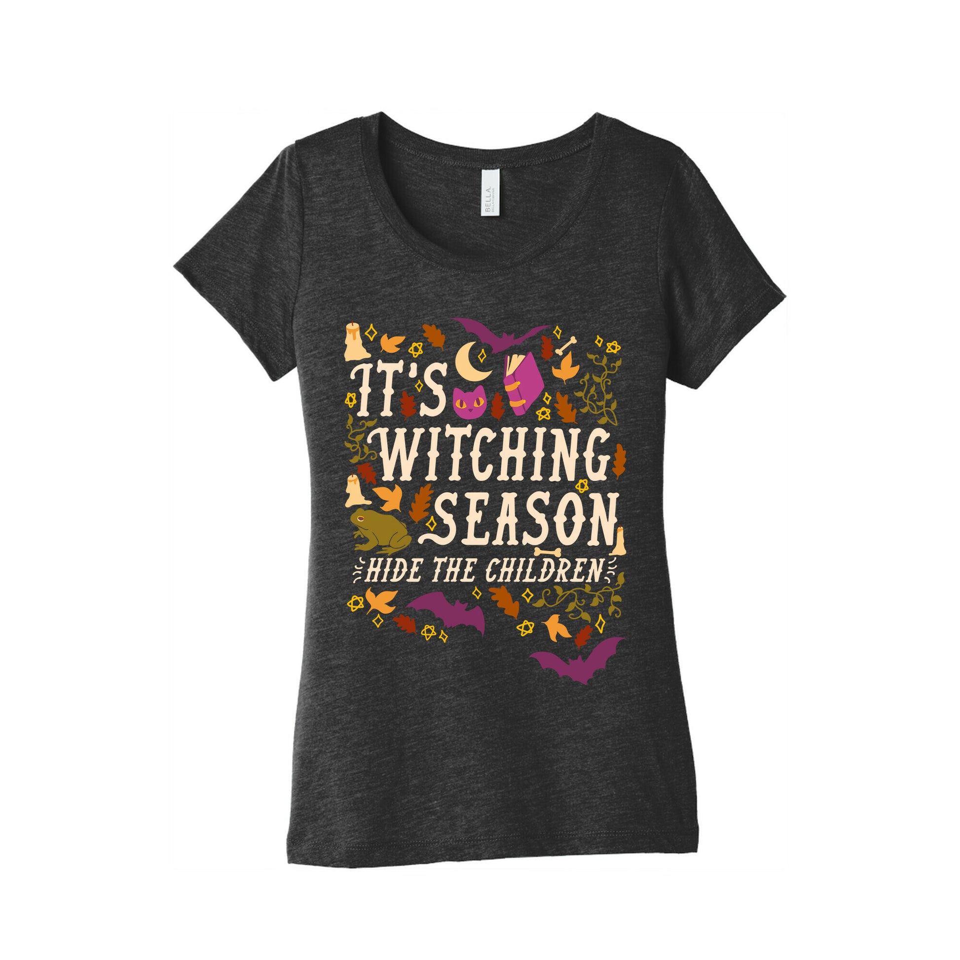 It's Witching Season Hide The Children Women's Triblend Tee