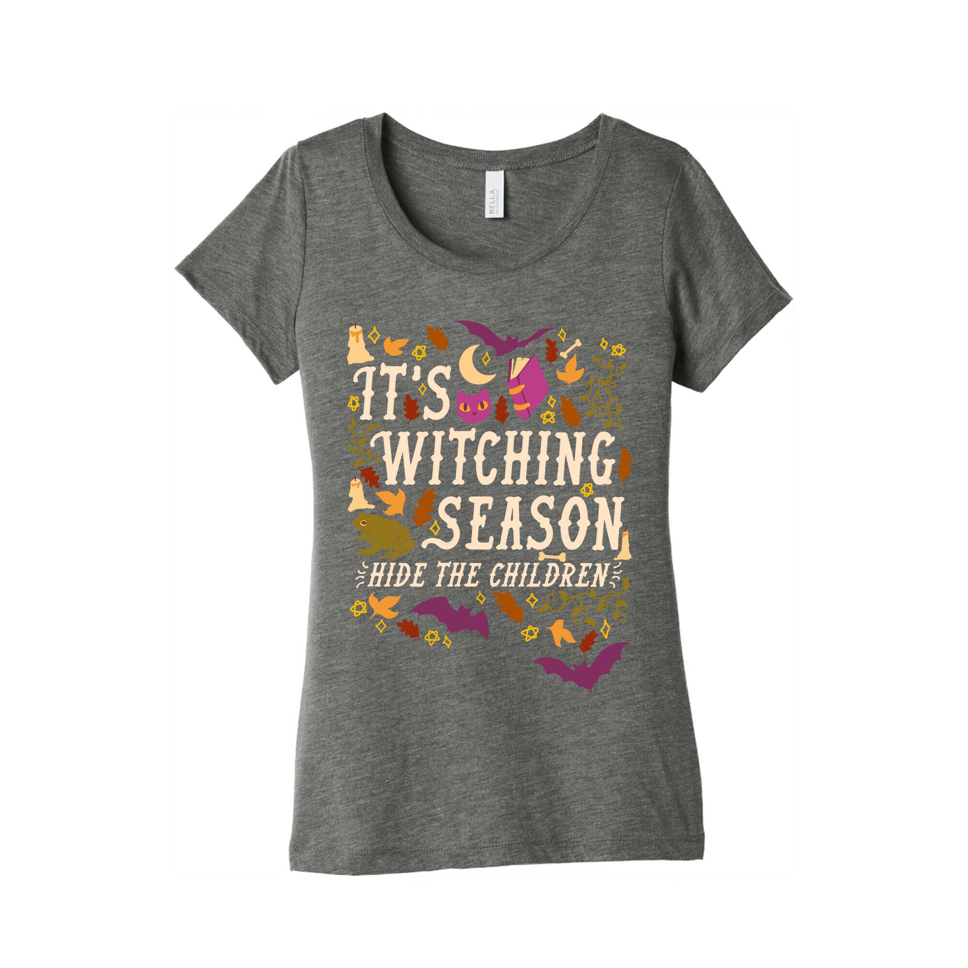 It's Witching Season Hide The Children Women's Triblend Tee