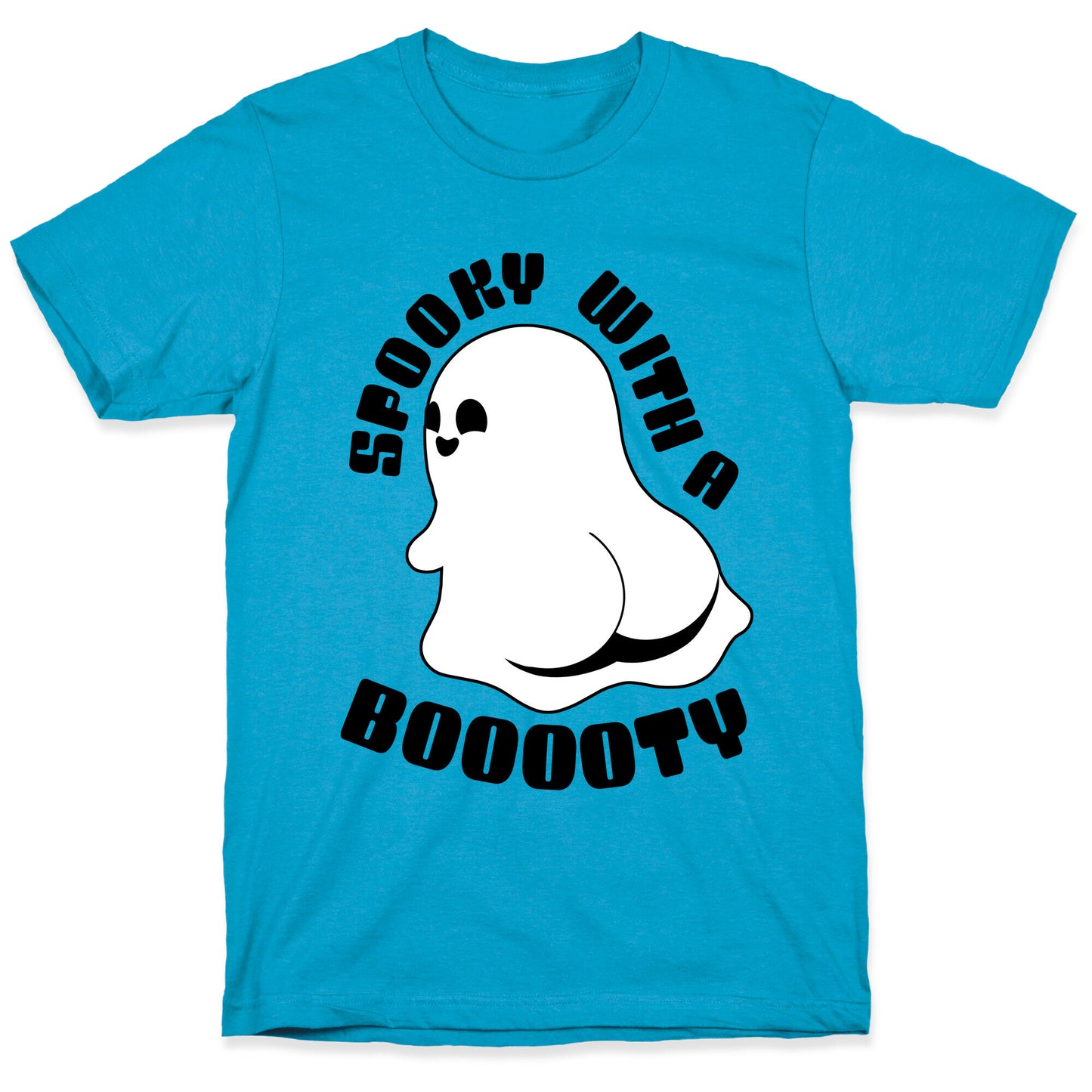 Spooky With A Booooty Ghost Unisex Triblend Tee