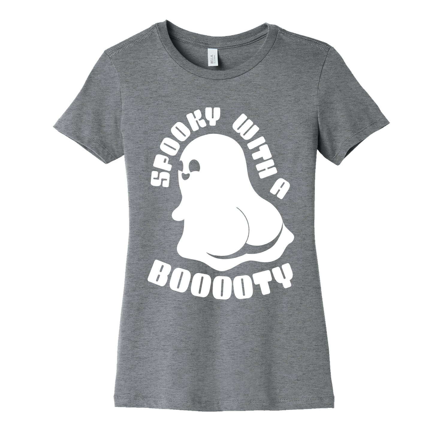 Spooky With A Booooty Ghost Women's Cotton Tee