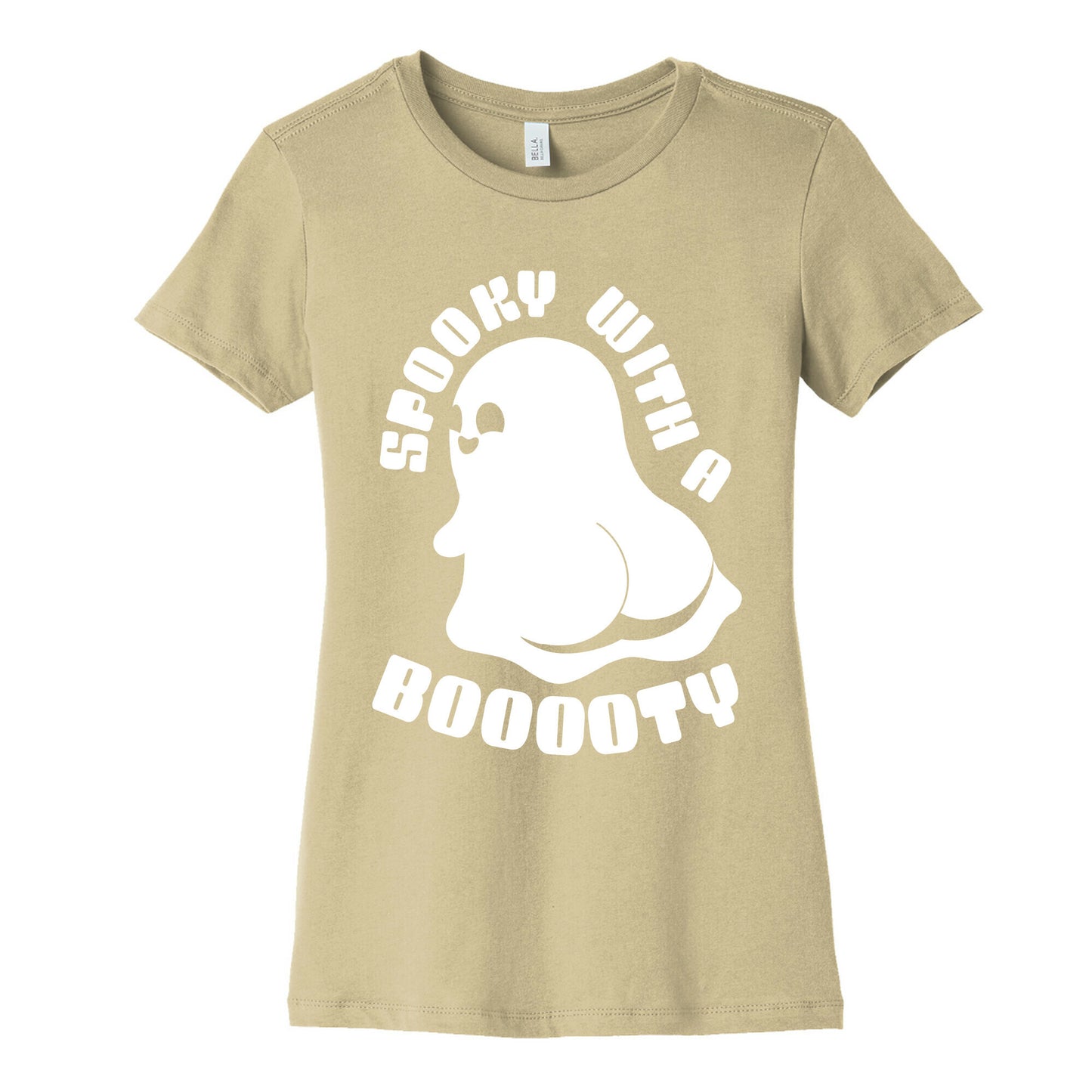 Spooky With A Booooty Ghost Women's Cotton Tee