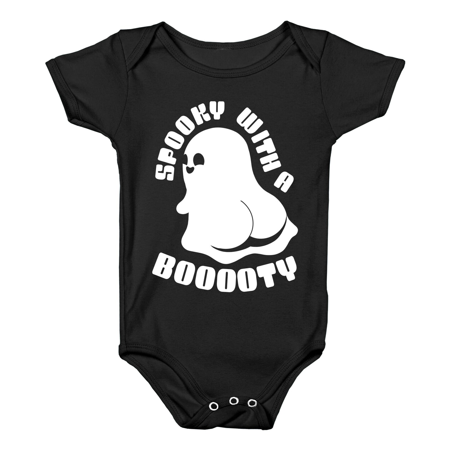 Spooky With A Booooty Ghost Baby One Piece