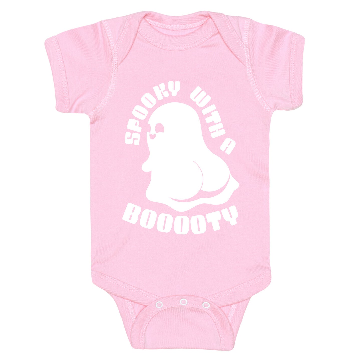 Spooky With A Booooty Ghost Baby One Piece