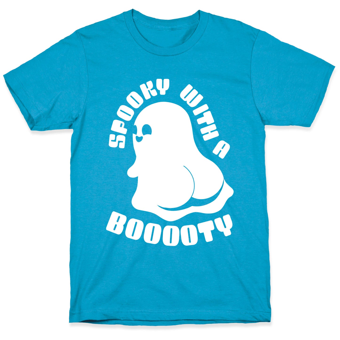 Spooky With A Booooty Ghost Unisex Triblend Tee