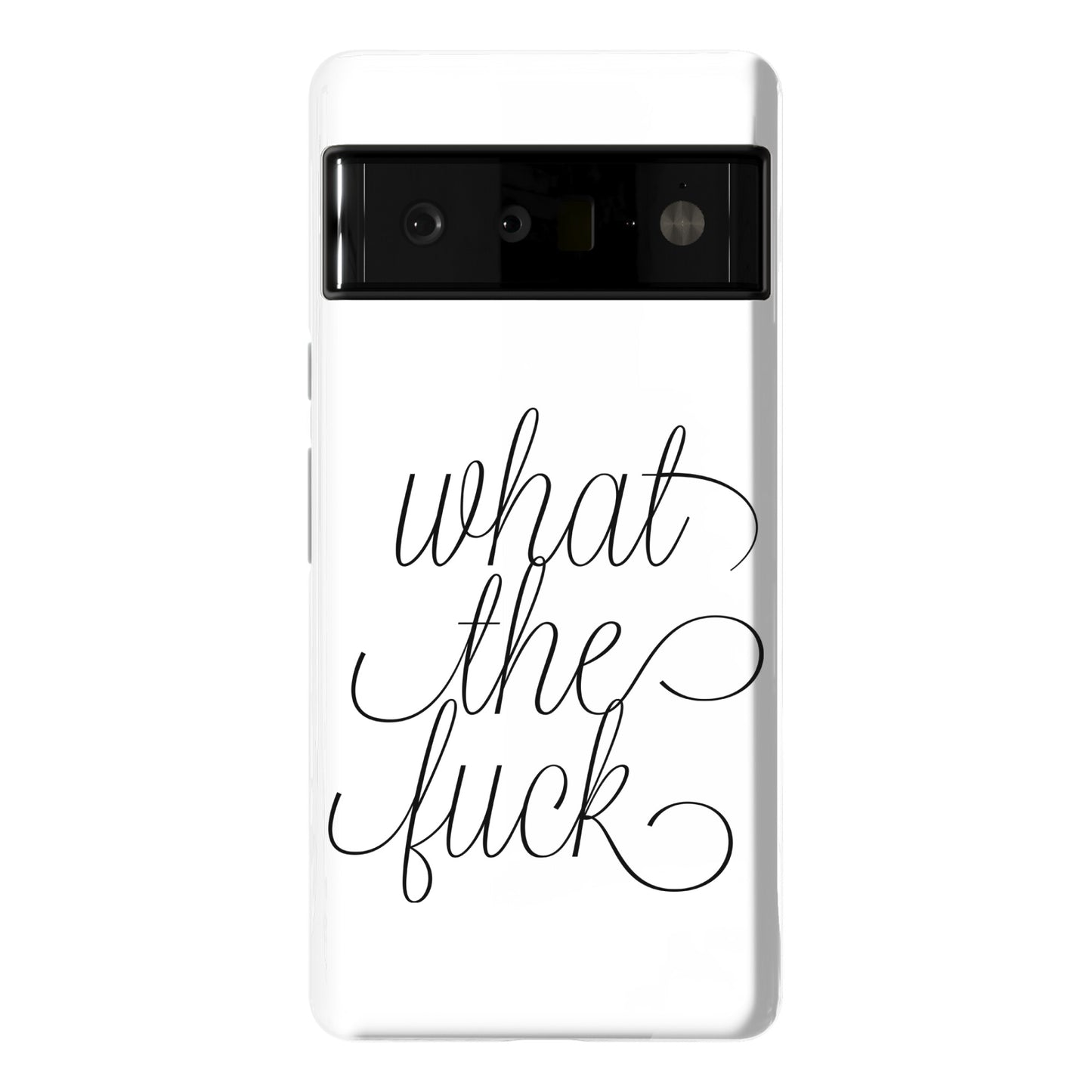WTF Live Laugh Love Script Parody Phone Case