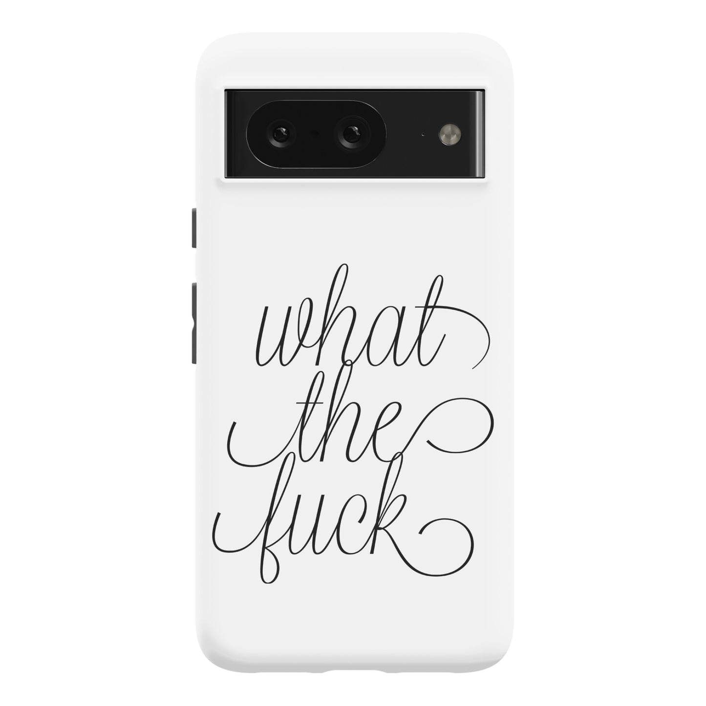 WTF Live Laugh Love Script Parody Phone Case