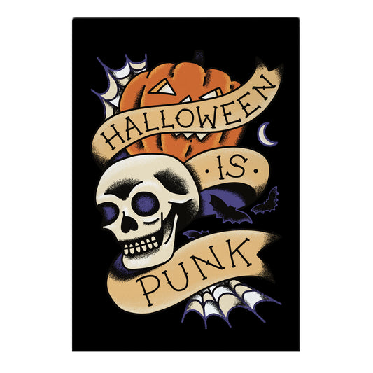 Halloween is Punk Garden Flag