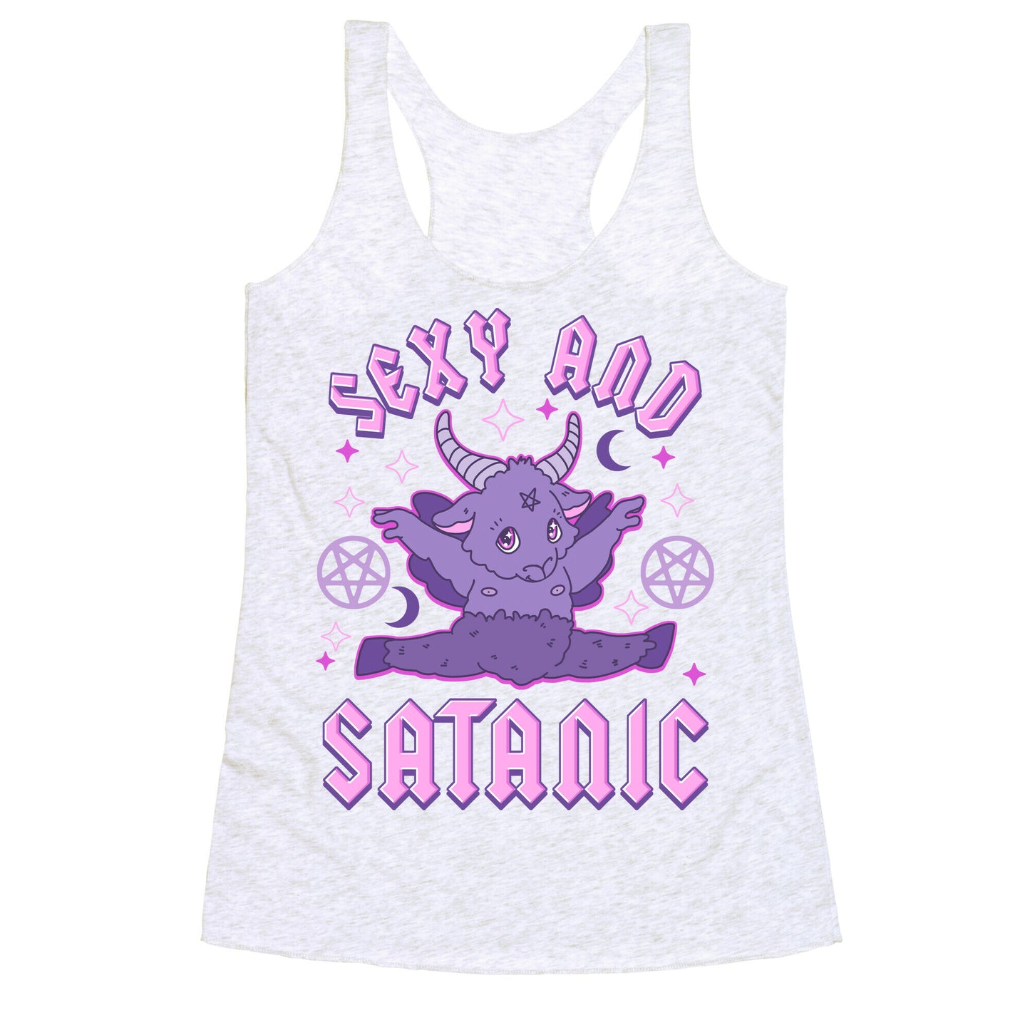 Sexy and Satanic Baphomet Racerback Tank