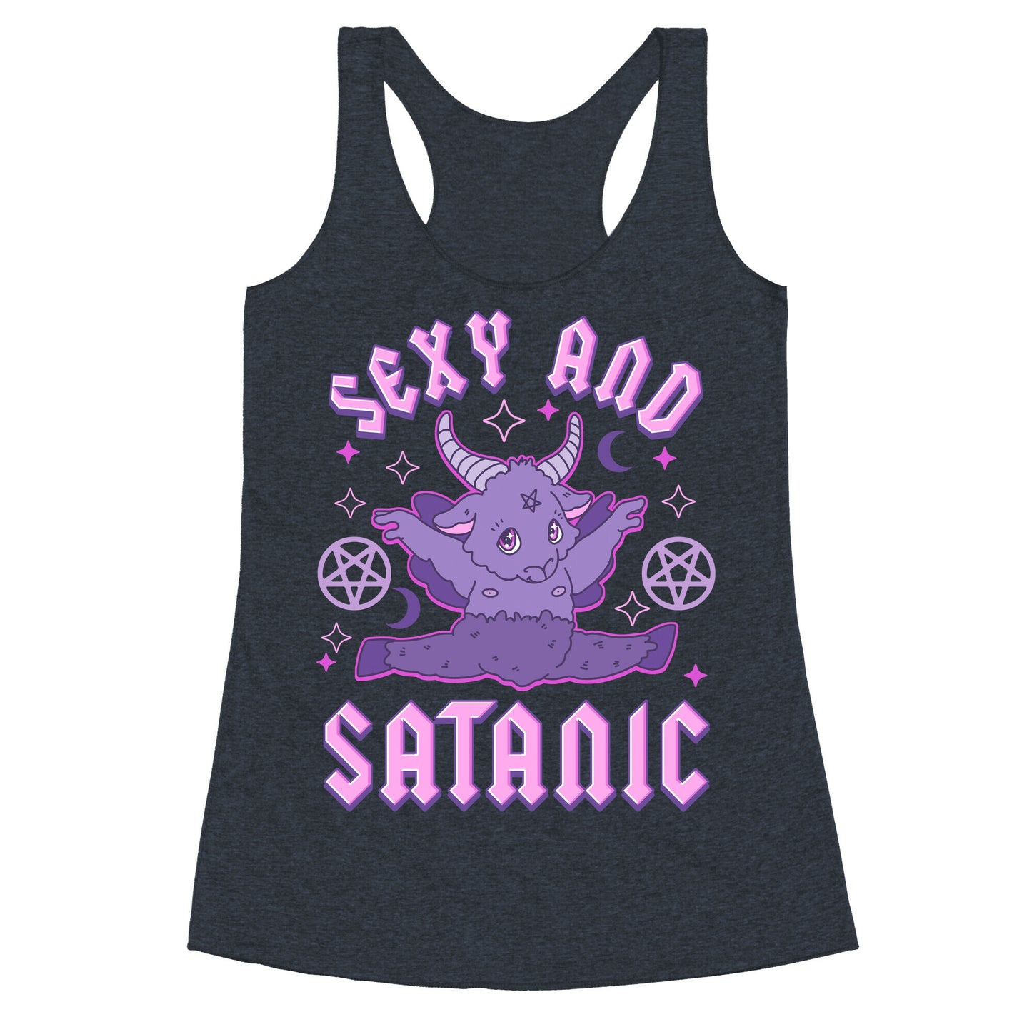 Sexy and Satanic Baphomet Racerback Tank