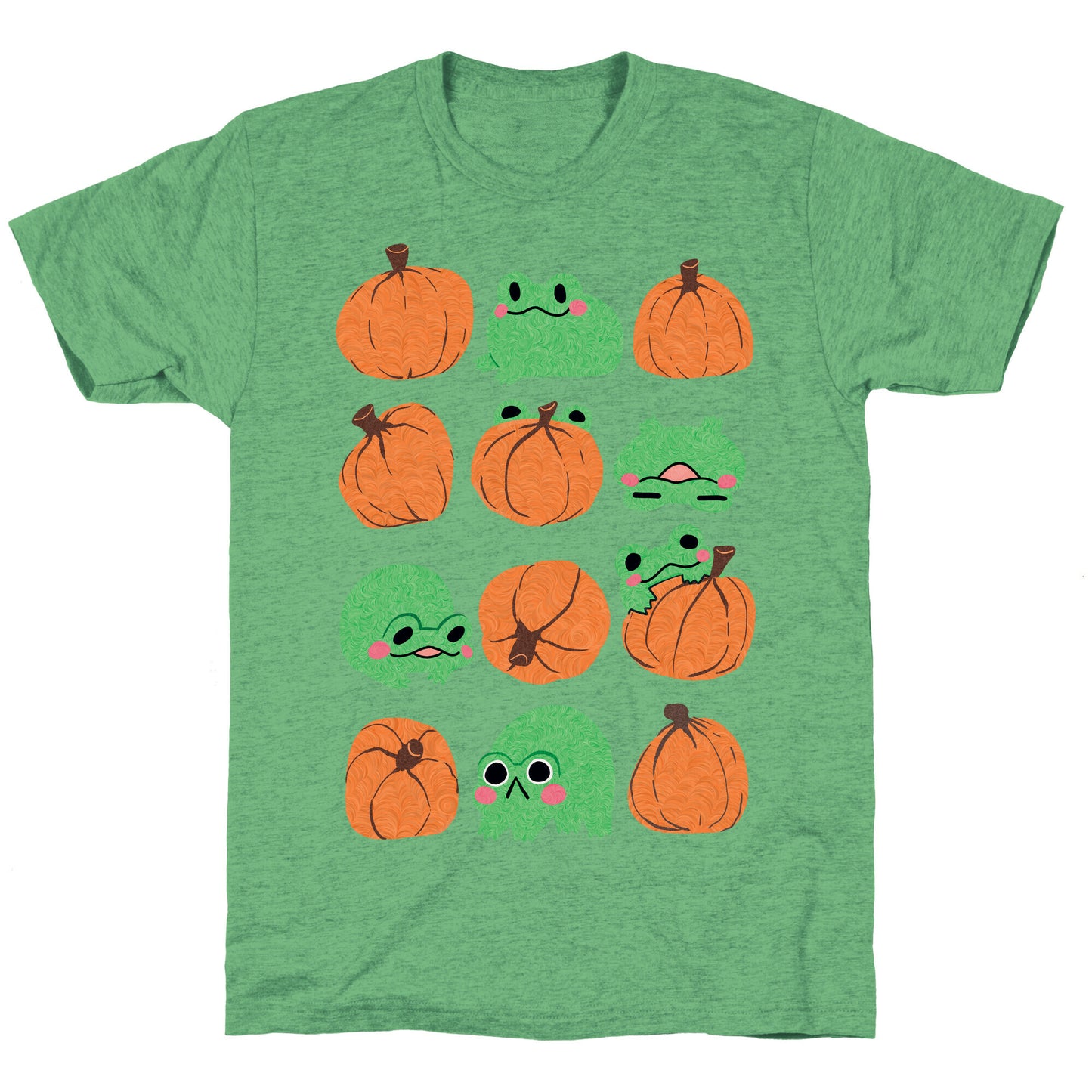 Pumpkins Frogs Unisex Triblend Tee