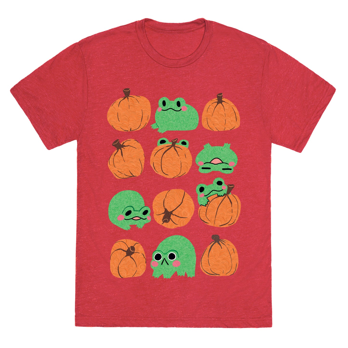 Pumpkins Frogs Unisex Triblend Tee