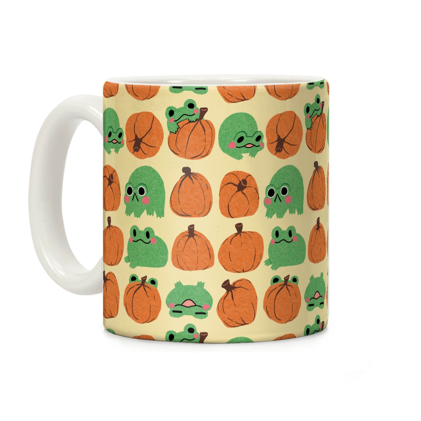 Pumpkins  Frogs Coffee Mug