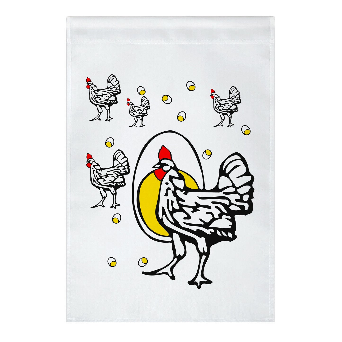 Roseanne's Chicken Shirt Garden Flag
