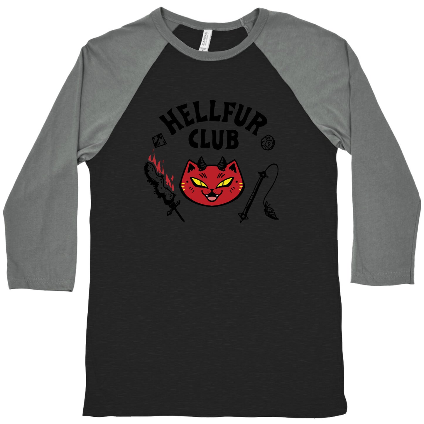 Hellfur Club Baseball Tee