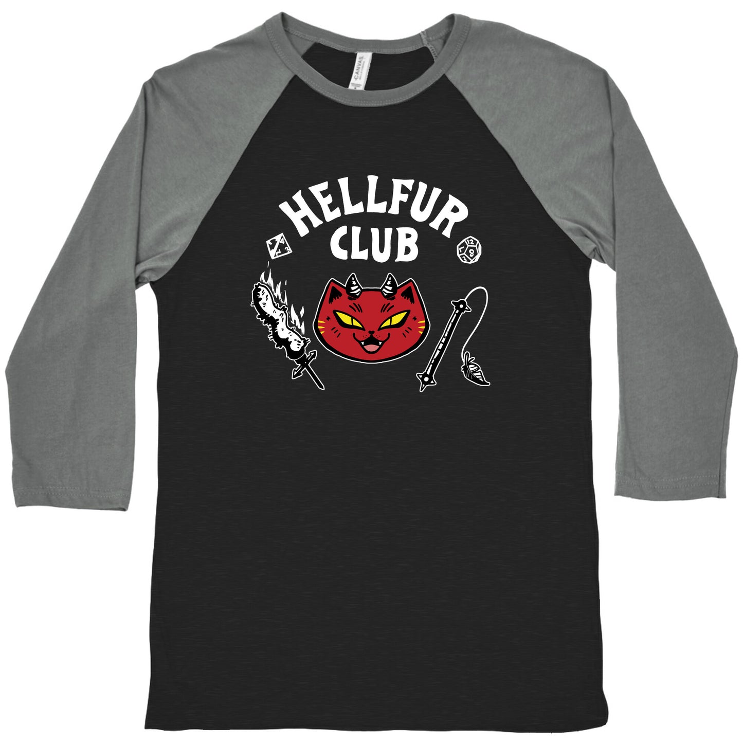 Hellfur Club Baseball Tee
