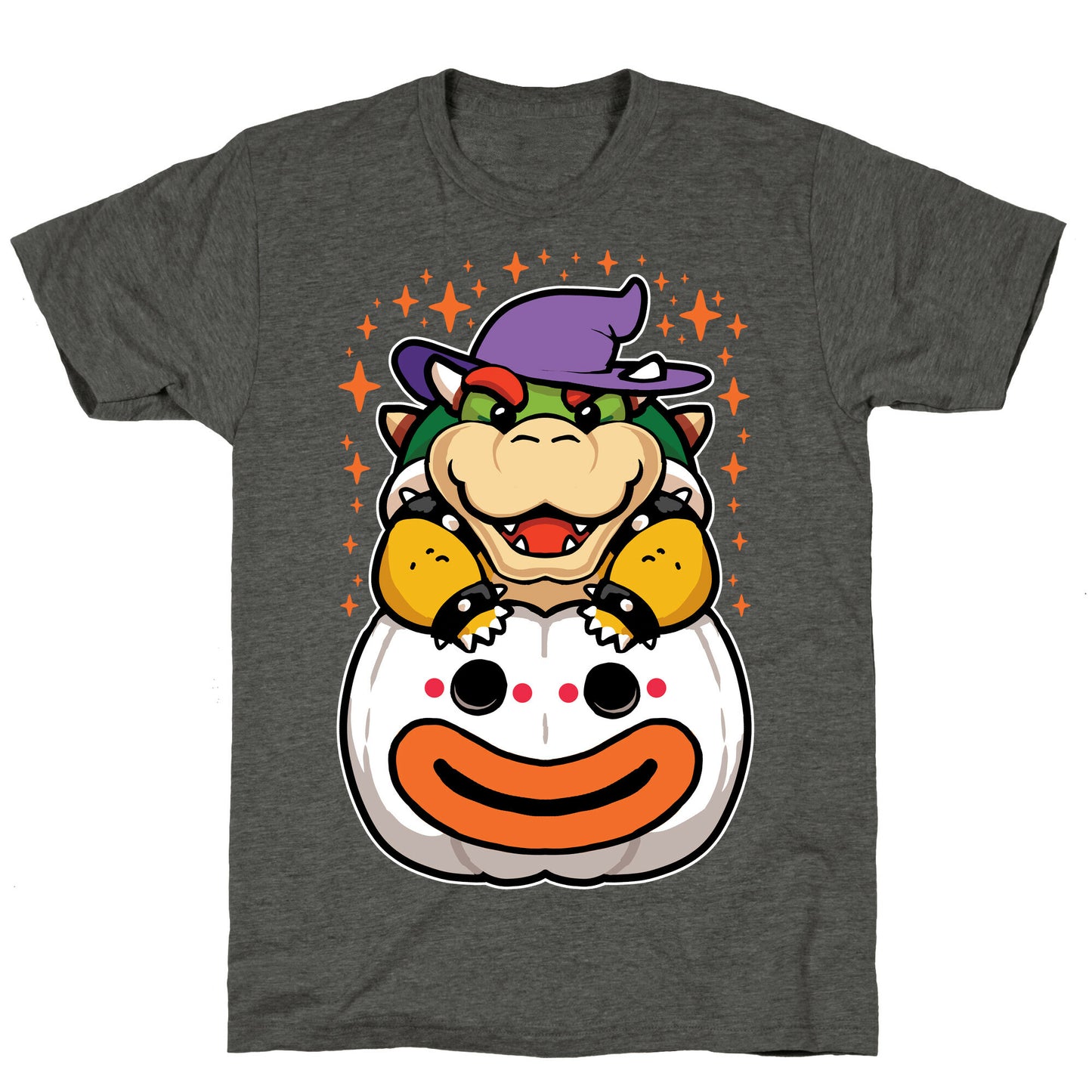 Cute Halloween Bowser Unisex Triblend Tee