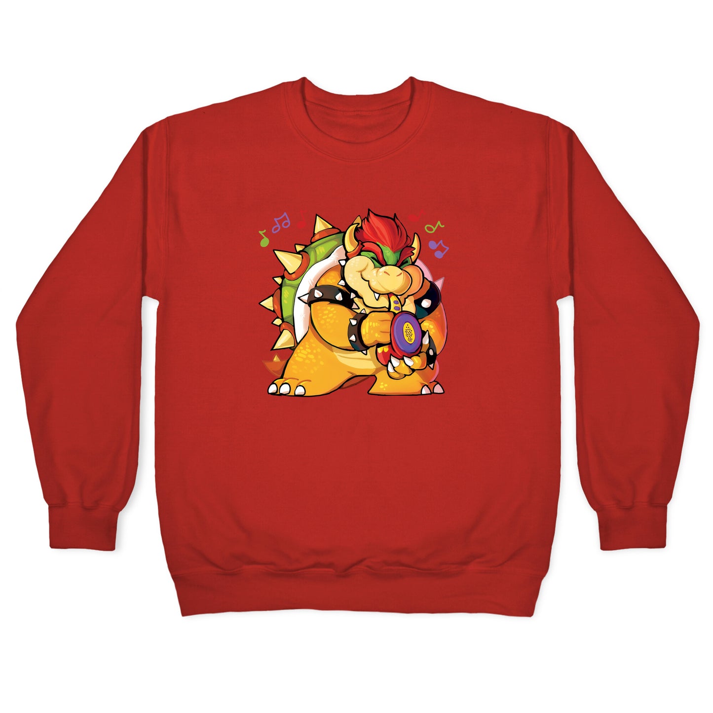 Sax-a-boom bowser Crewneck Sweatshirt