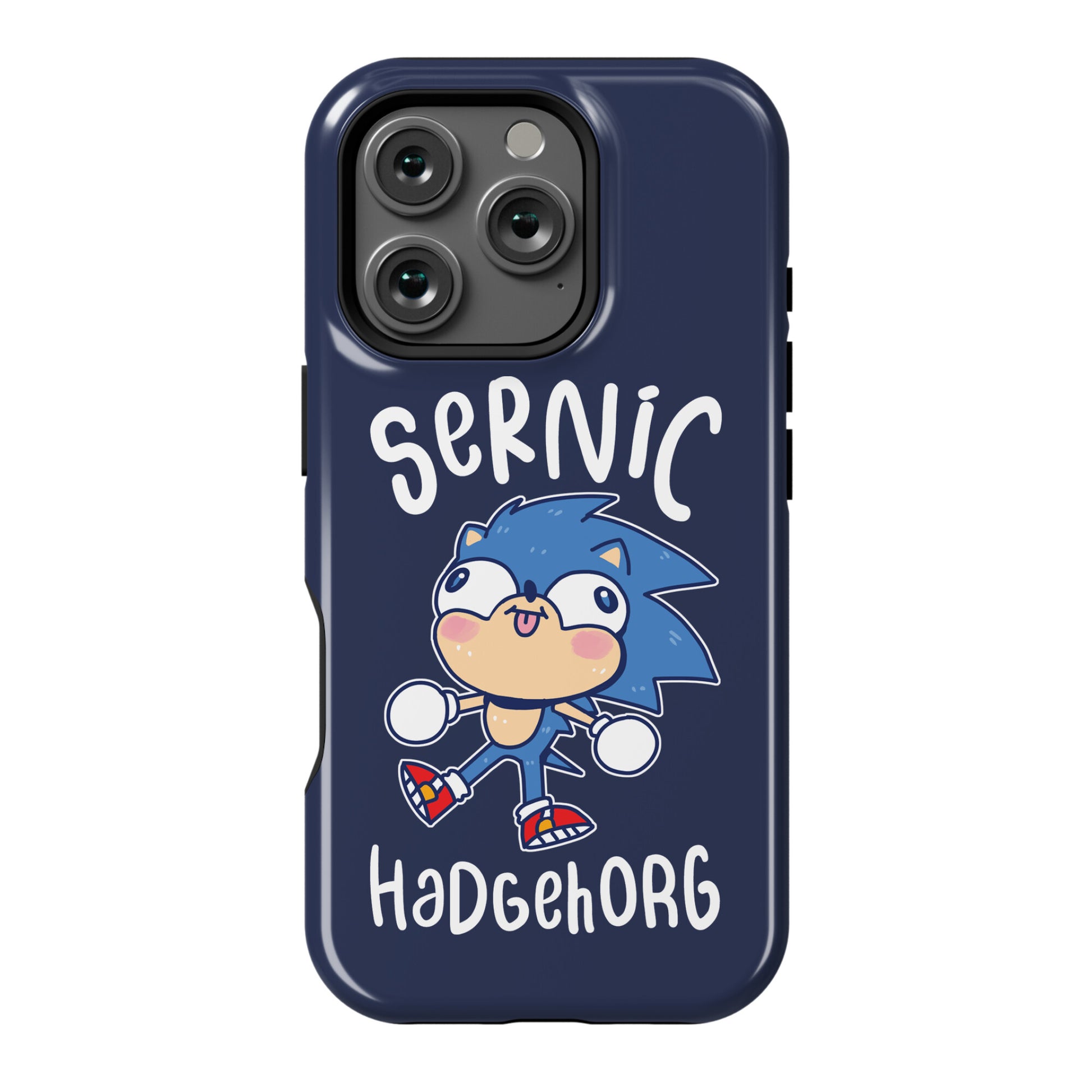 Derpy Sonic Sernic Hadgehorg Phone Case