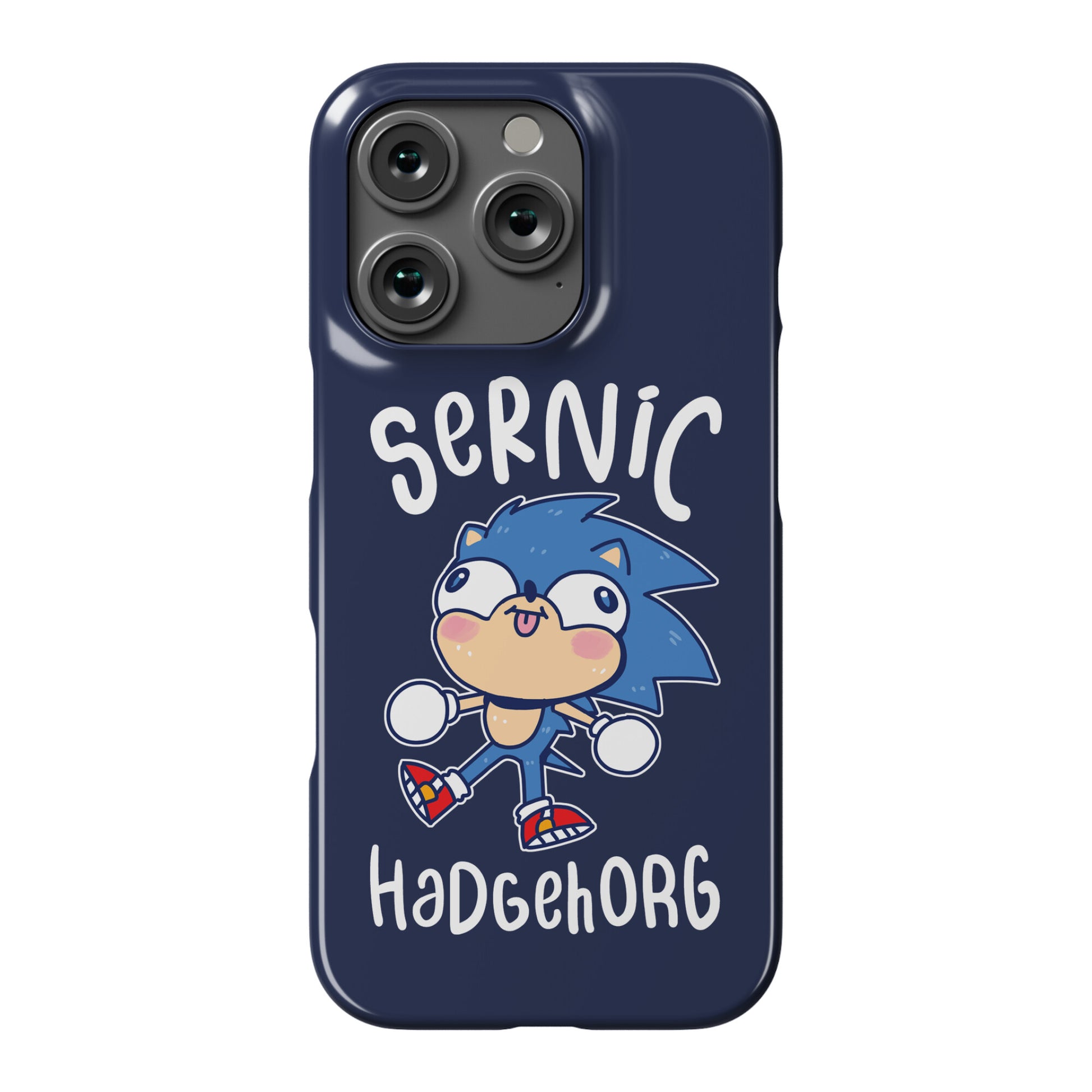 Derpy Sonic Sernic Hadgehorg Phone Case