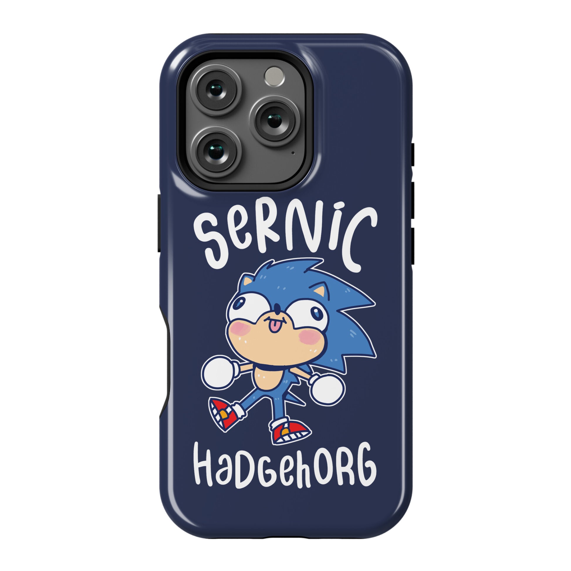 Derpy Sonic Sernic Hadgehorg Phone Case