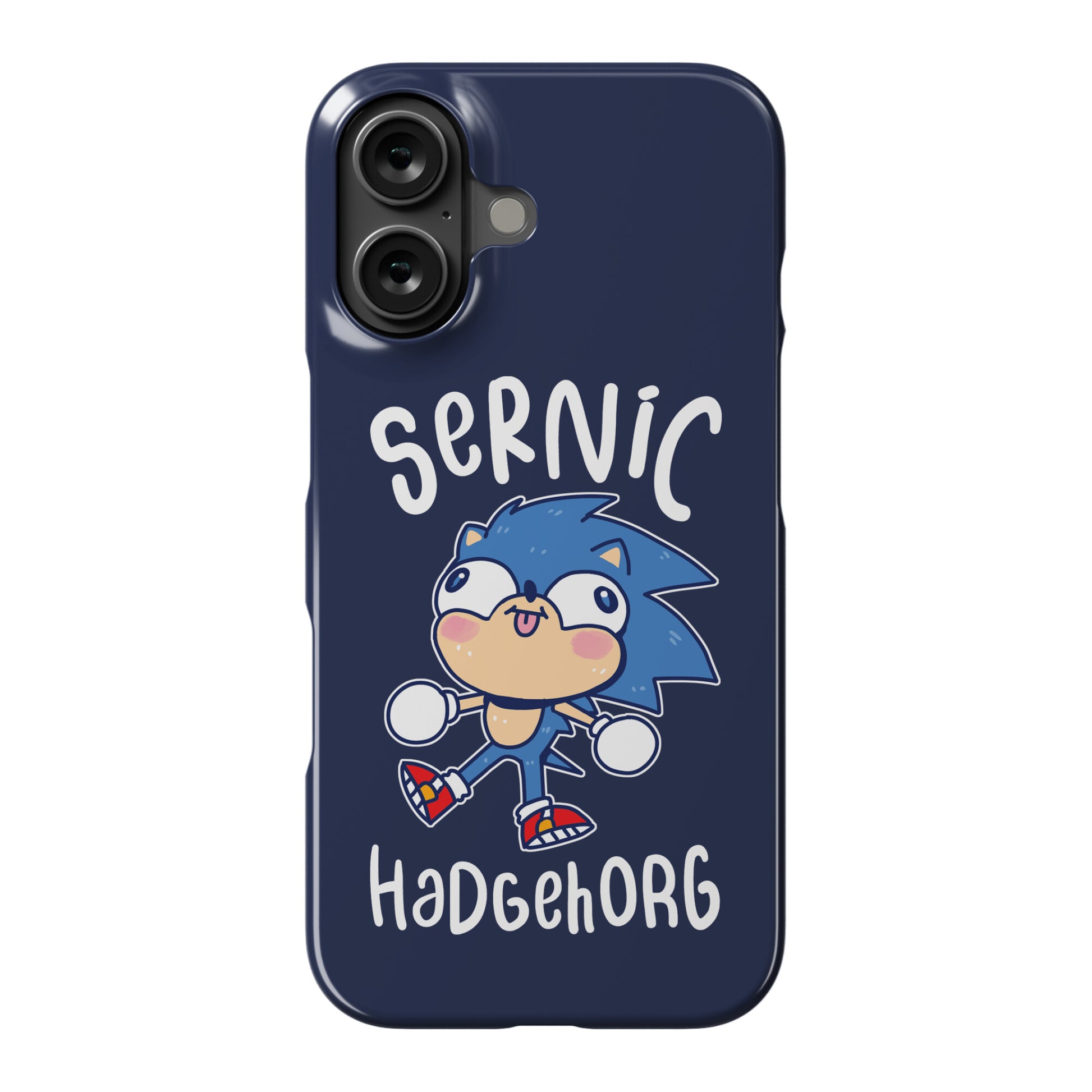 Derpy Sonic Sernic Hadgehorg Phone Case