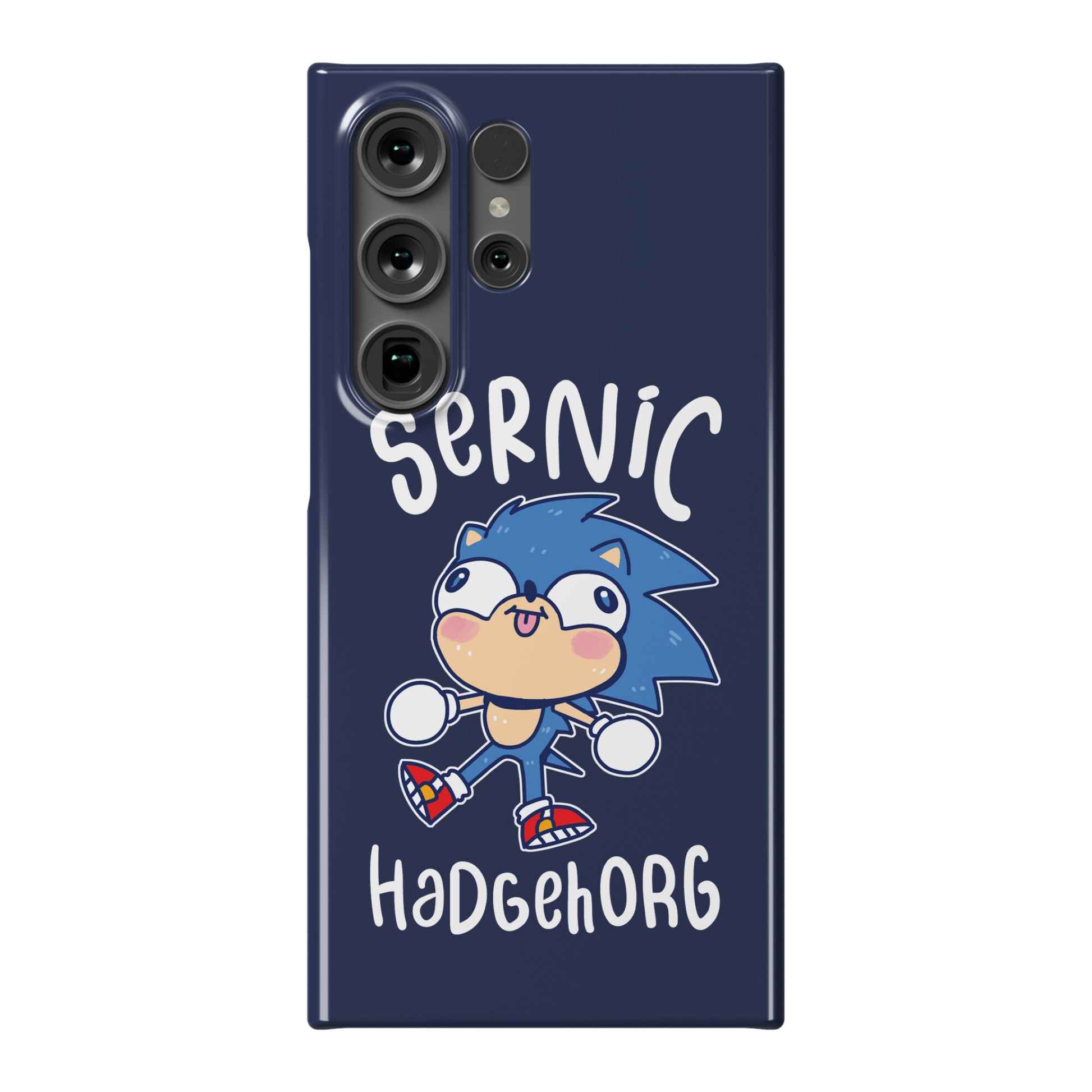 Derpy Sonic Sernic Hadgehorg Phone Case