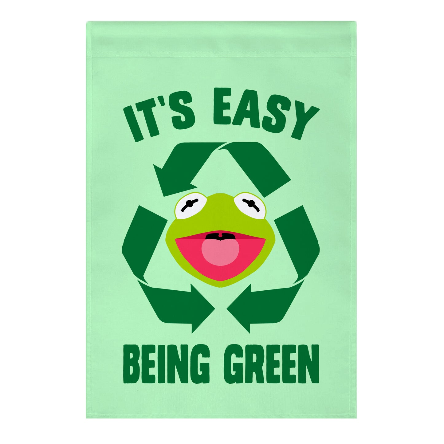 It's Easy Being Green Recycling Kermit Garden Flag