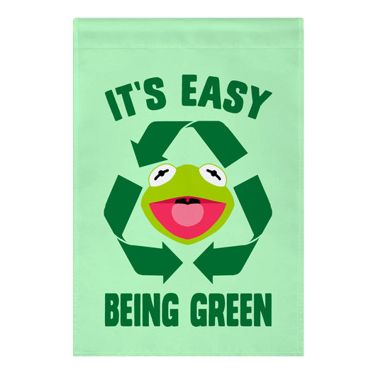 It's Easy Being Green Recycling Kermit Garden Flag