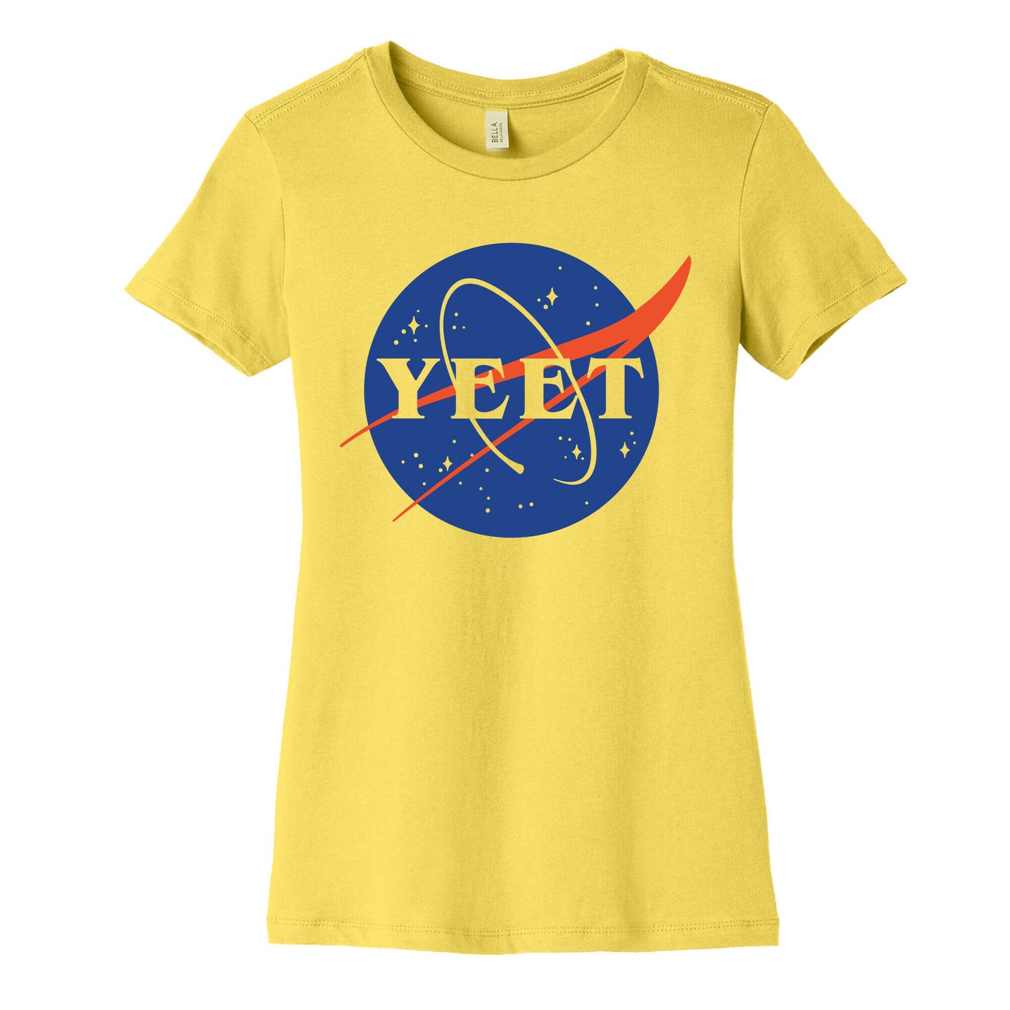 Yeet Nasa Logo Parody Women's Cotton Tee